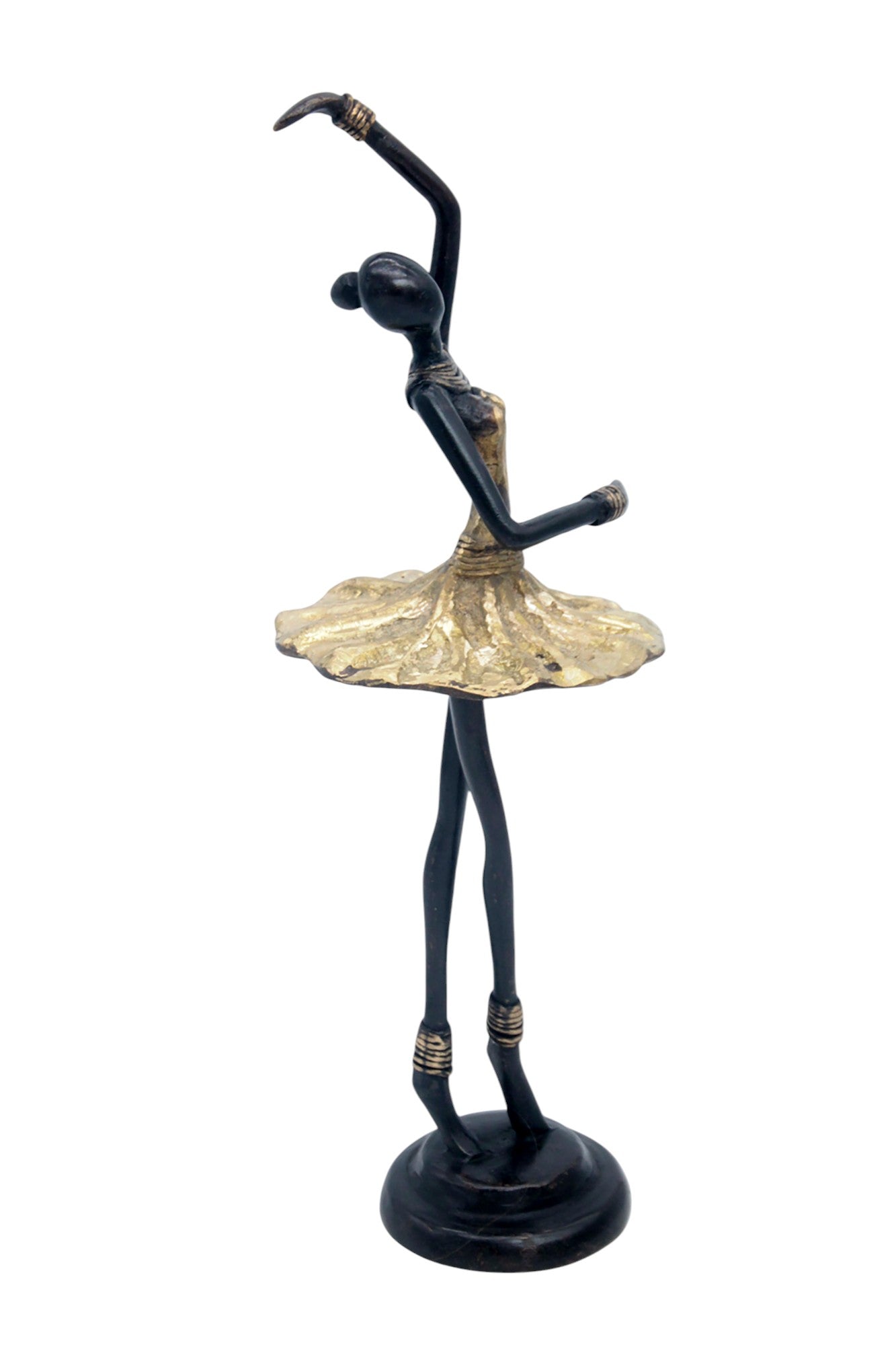 Ballerine 25 cm doré n°4 Bronzes d'Afrique