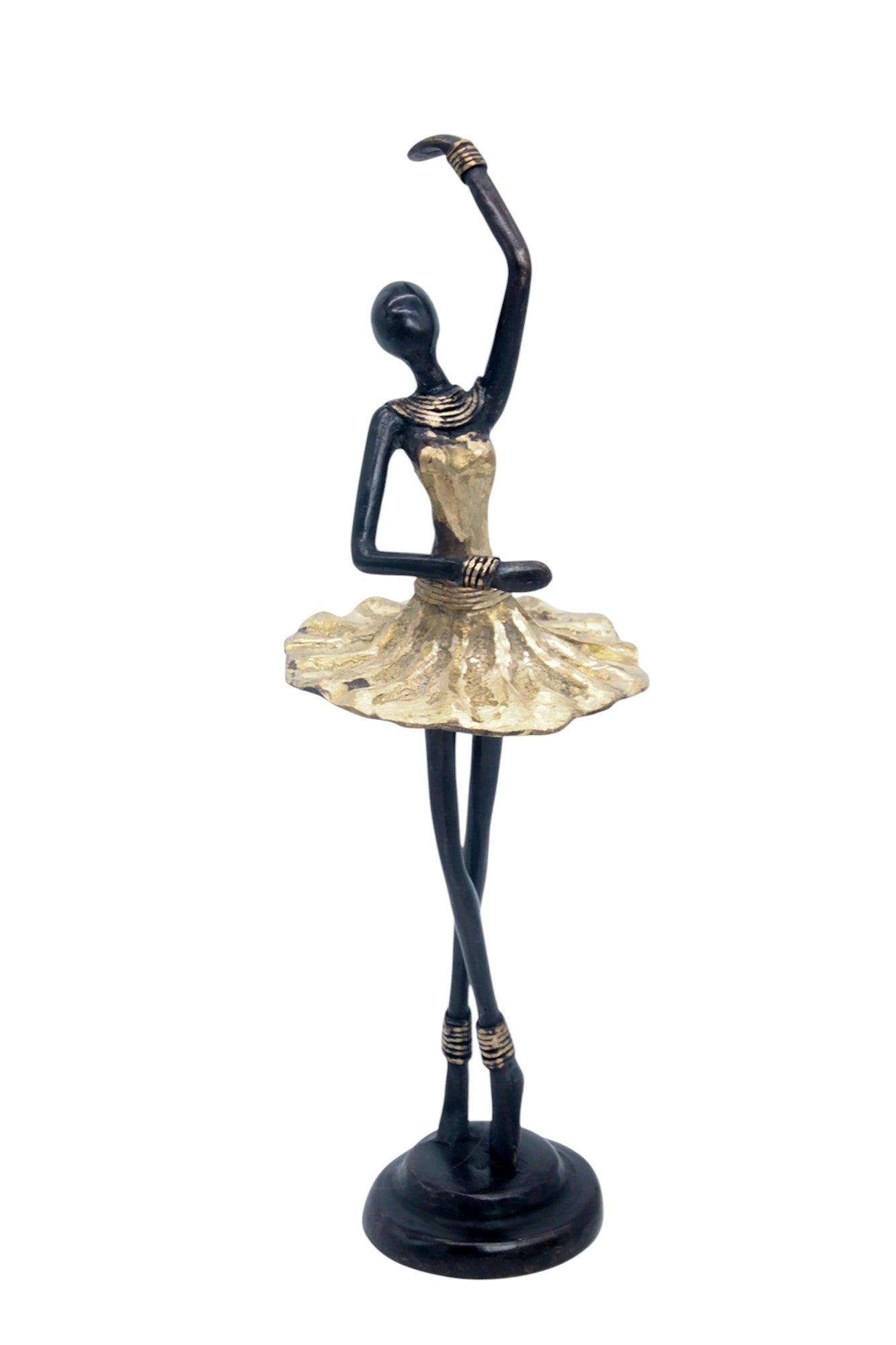 Ballerine 25 cm doré n°4 Bronzes d'Afrique