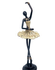Ballerine 25 cm doré n°4 Bronzes d'Afrique