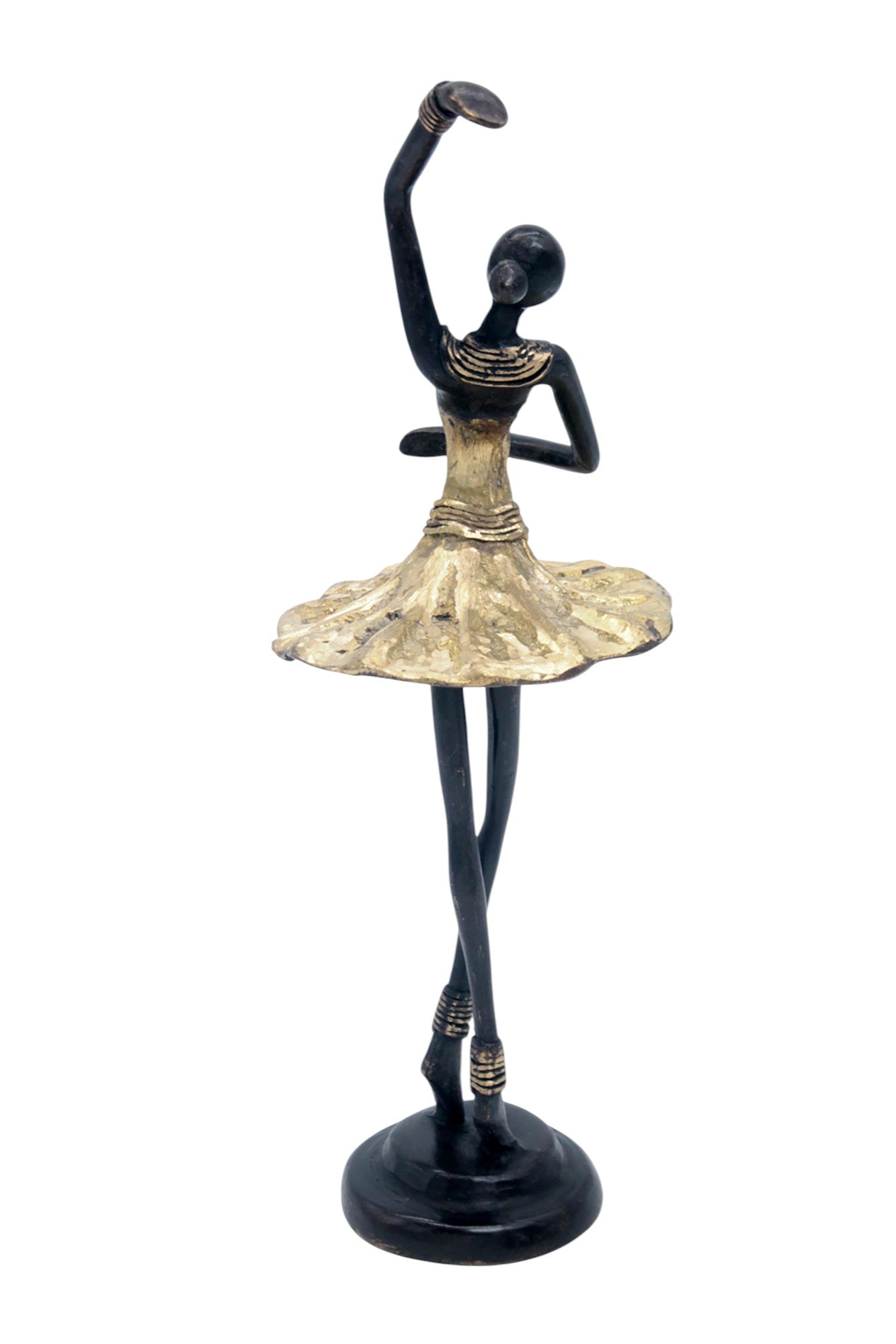 Ballerine 25 cm doré n°4 Bronzes d'Afrique