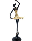 Ballerine 25 cm doré n°5 Bronzes d'Afrique