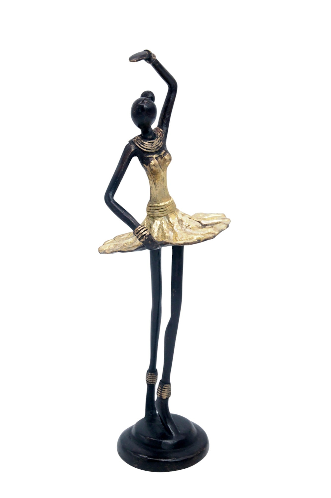 Ballerine 25 cm doré n°5 Bronzes d'Afrique