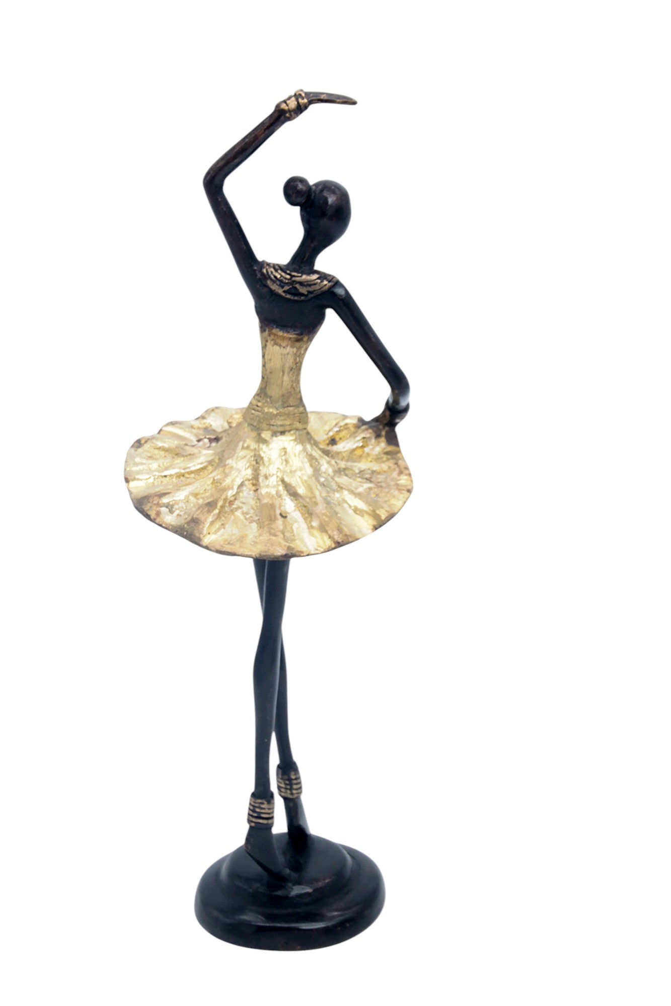 Ballerine 25 cm doré n°5 Bronzes d'Afrique