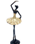Ballerine 25 cm doré n°5 Bronzes d'Afrique