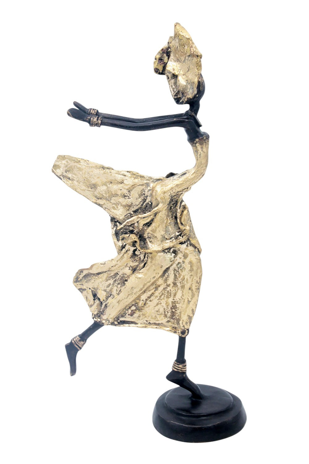Bronze 35 cm doré n°19 Bronzes d'Afrique