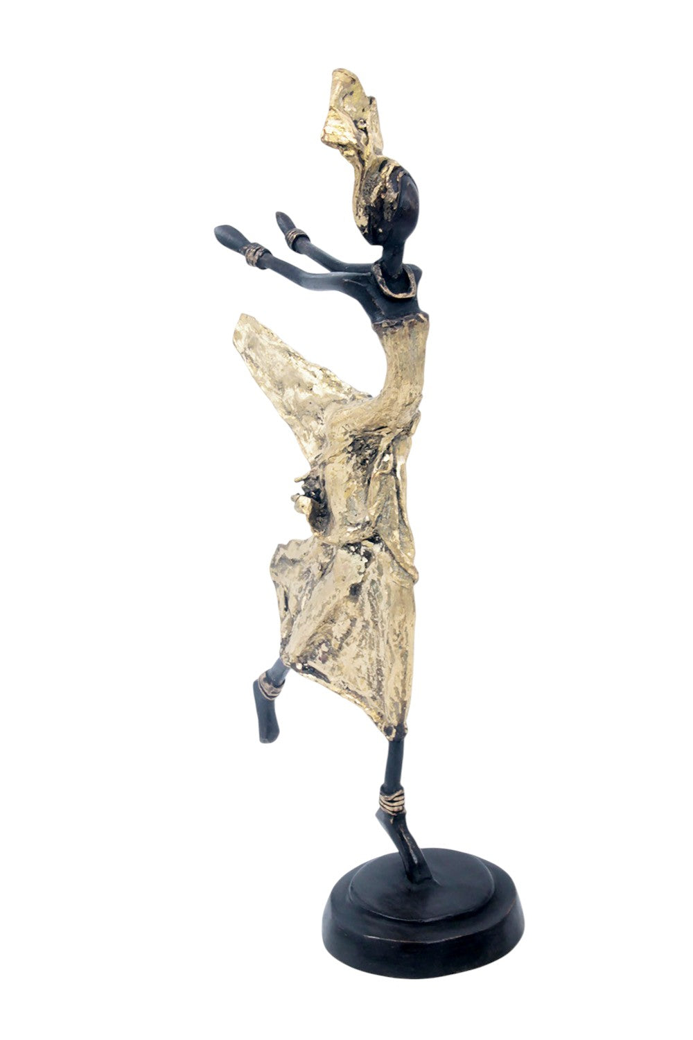 Bronze 35 cm doré n°19 Bronzes d'Afrique