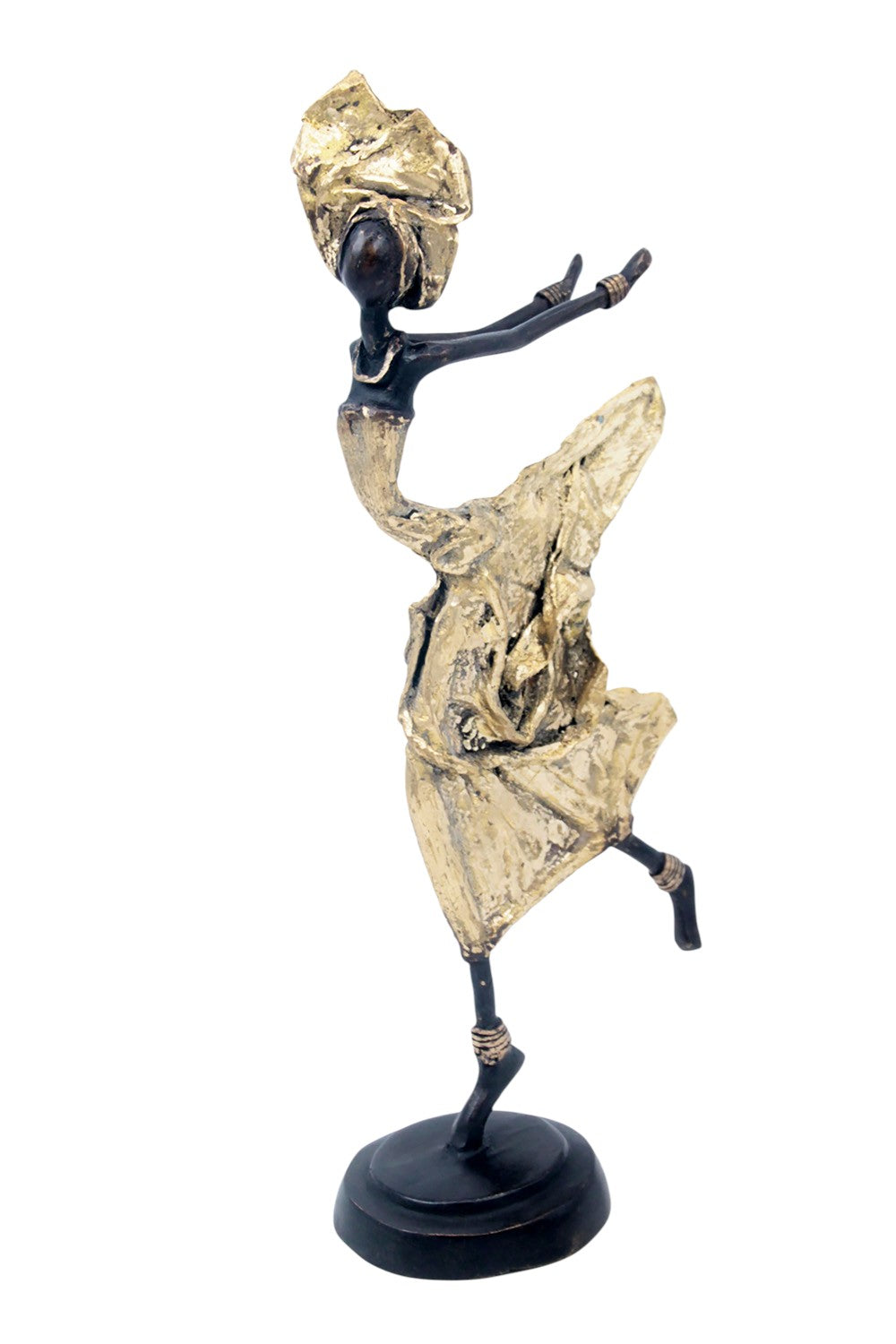 Bronze 35 cm doré n°19 Bronzes d'Afrique