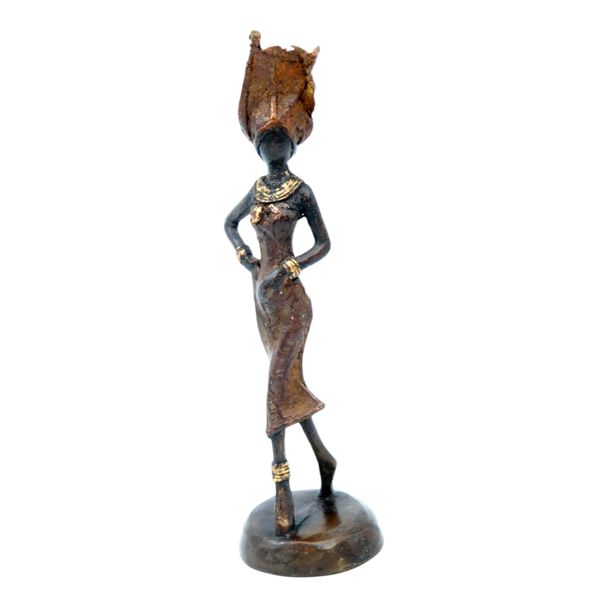 Bronze 15 cm marron n°37 Bronzes d'Afrique
