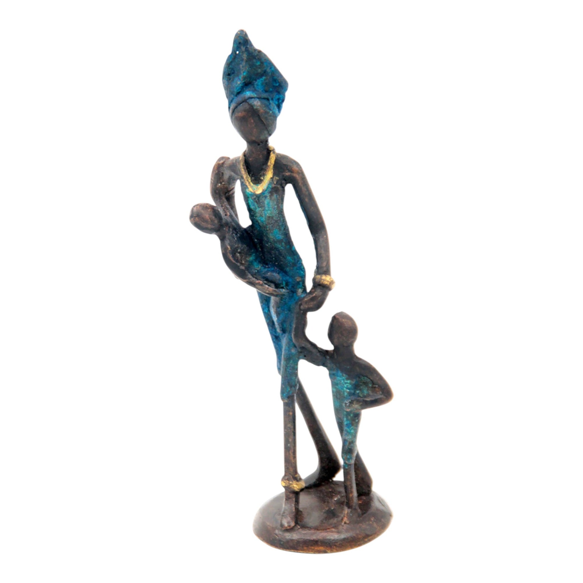 Bronze 15 cm bleu n°12 Bronzes d'Afrique