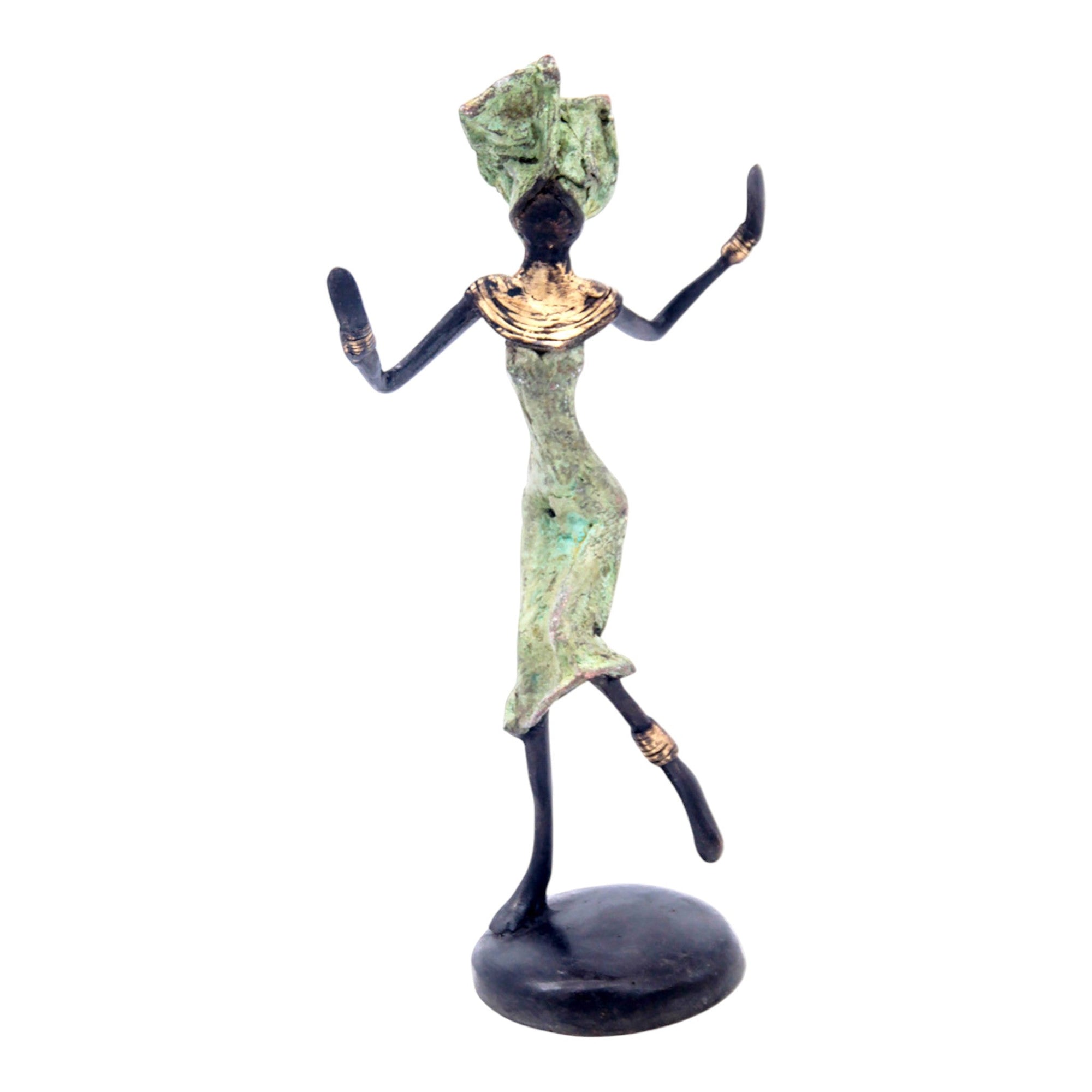 Bronze 20 cm vert n°16 Bronzes d'Afrique