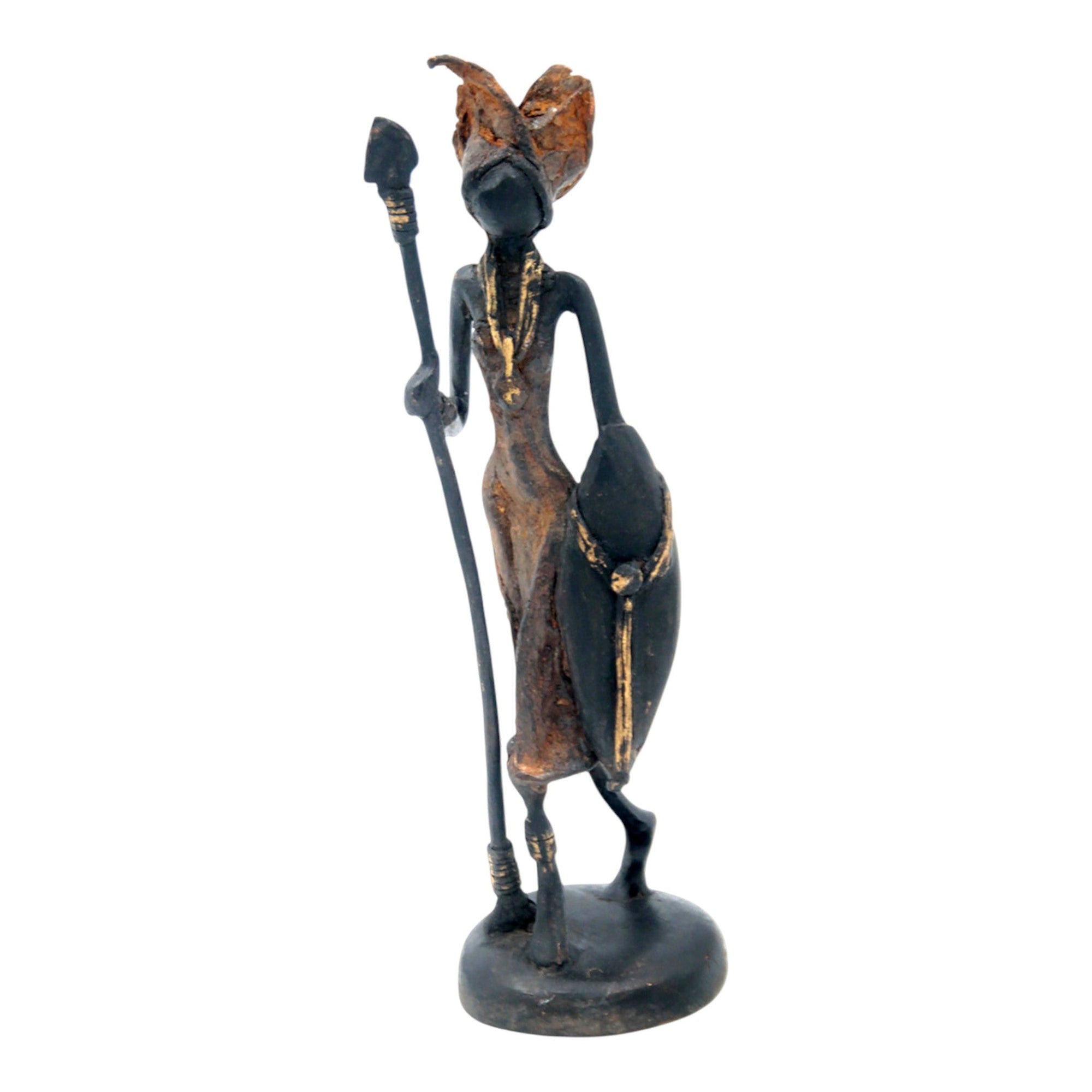 Bronze 20 cm marron n°9 Bronzes d'Afrique