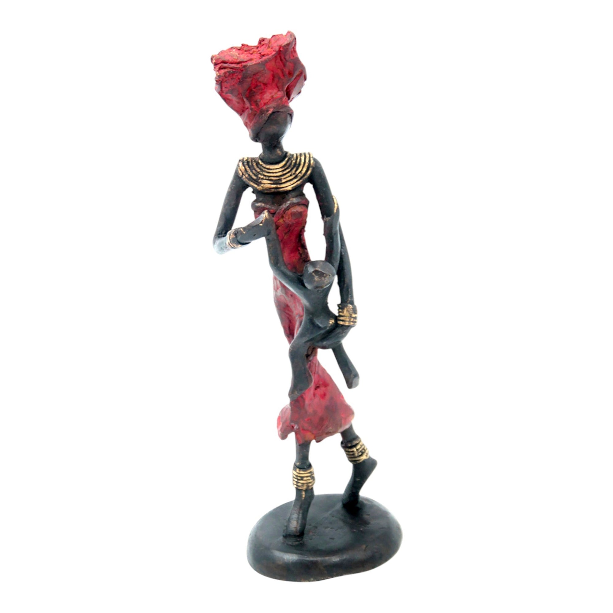 Bronze 20 cm rouge n°16 Bronzes d'Afrique