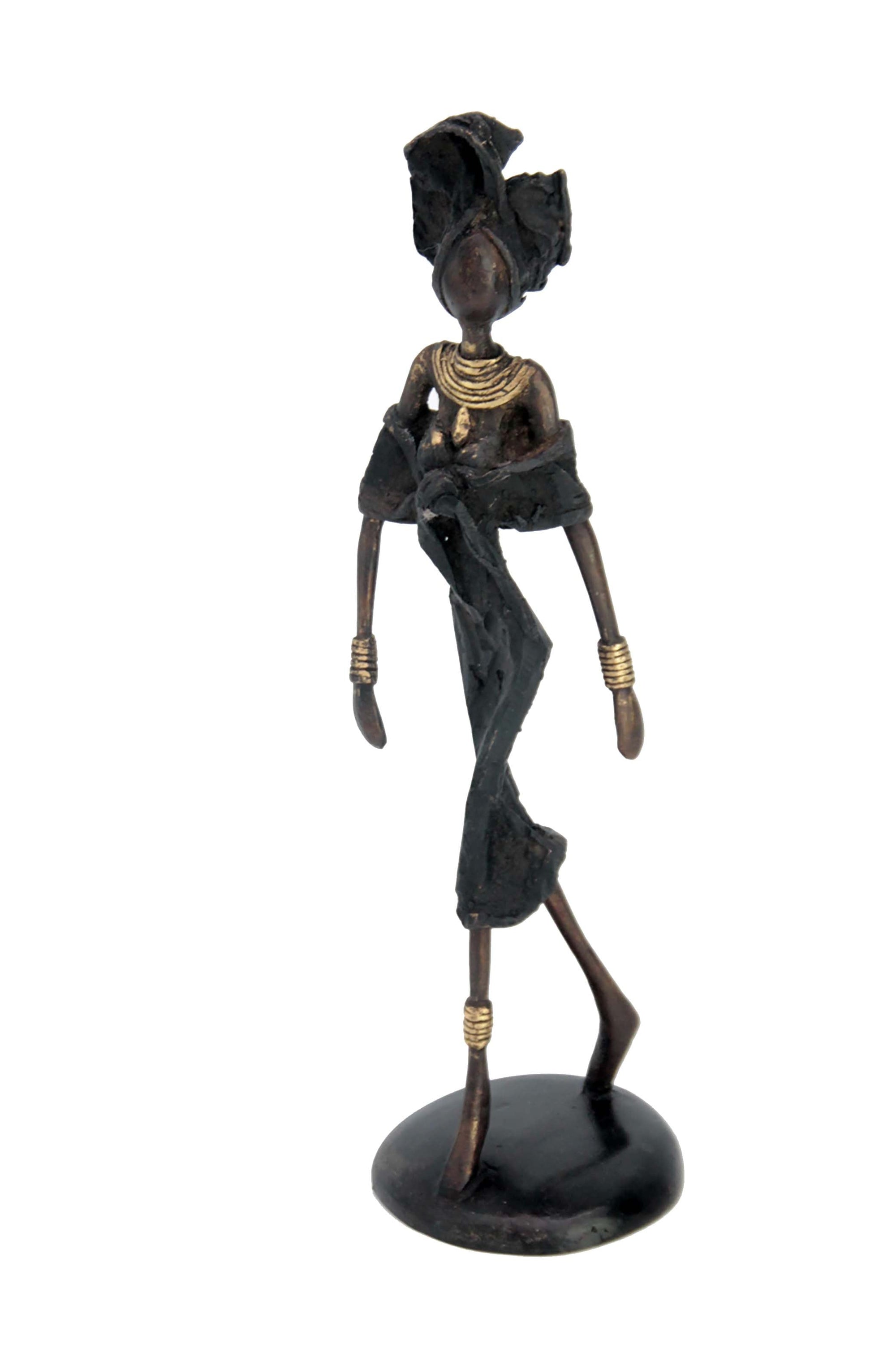 Bronze 25 cm noir n°8 Bronzes d'Afrique