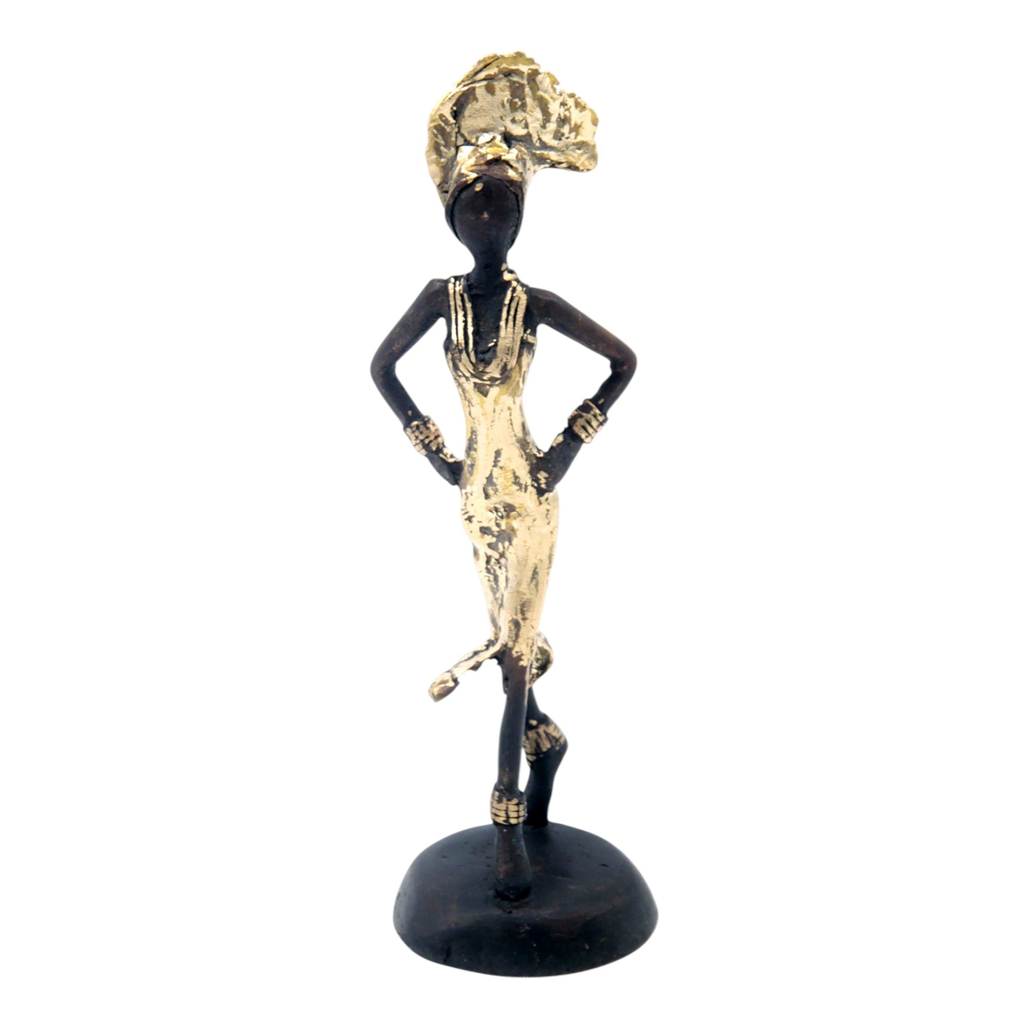 Bronze 15 cm doré n°10 Bronzes d'Afrique