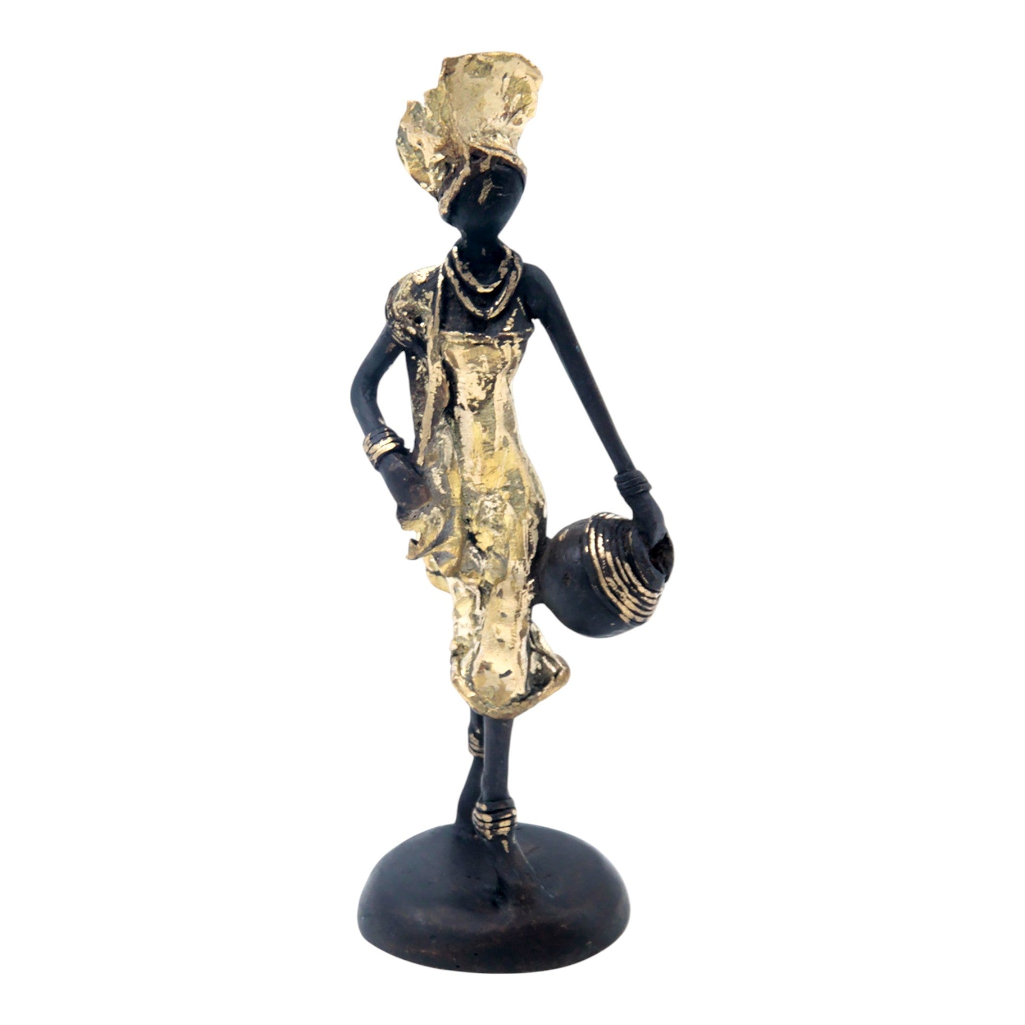Bronze 15 cm doré n°11 Bronzes d'Afrique