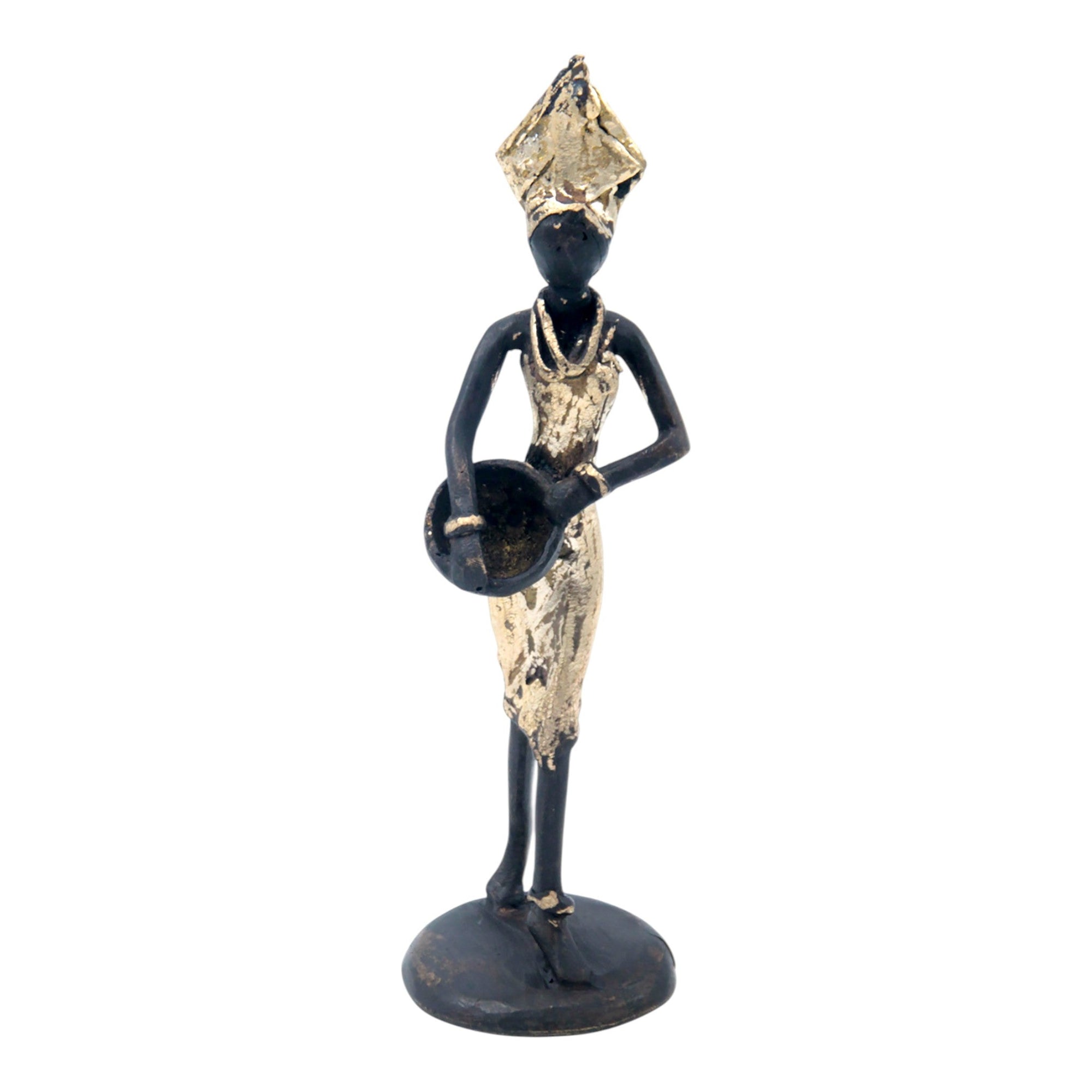Bronze 15 cm doré n°16 Bronzes d'Afrique
