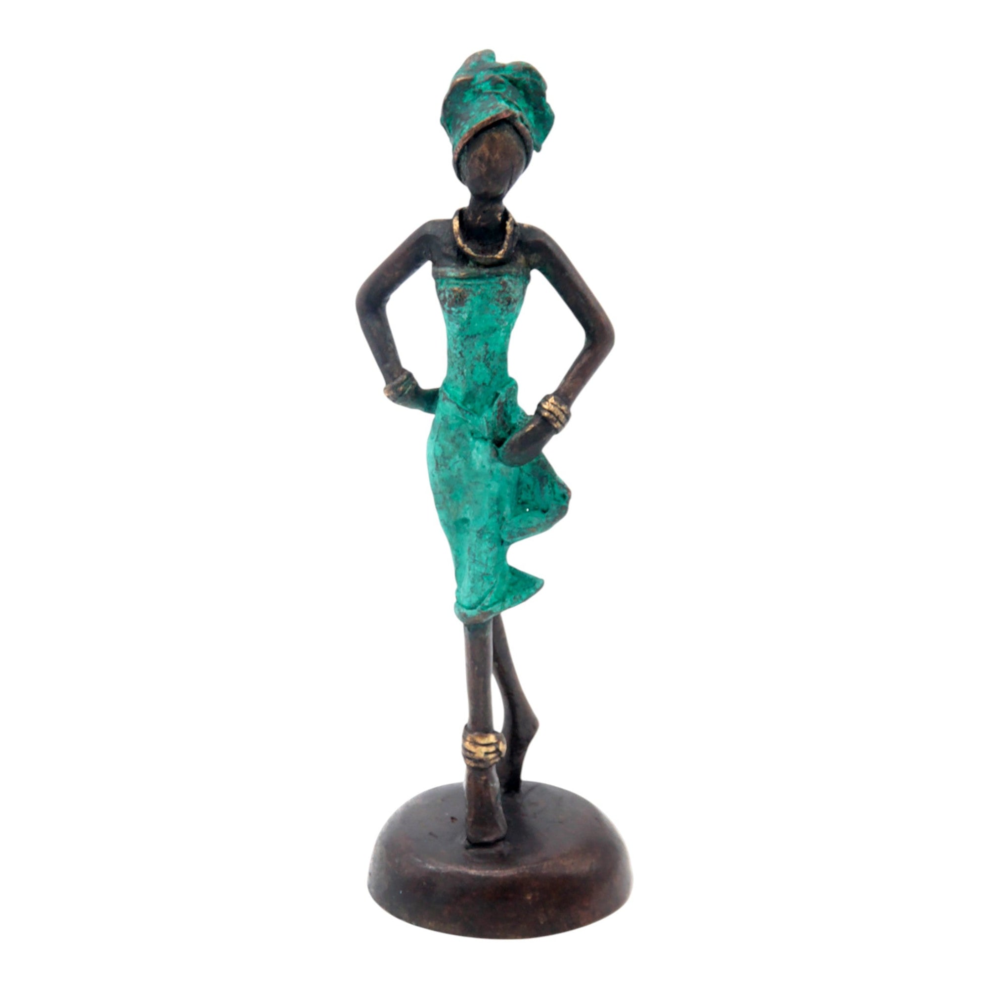 Bronze 15 cm vert n°40 Bronzes d'Afrique