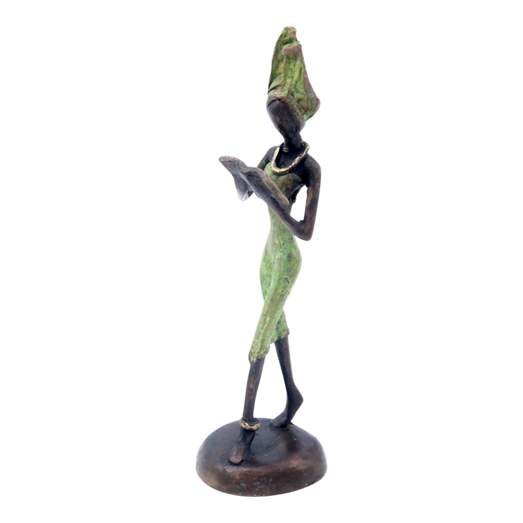 Bronze 15 cm vert n°41 Bronzes d'Afrique