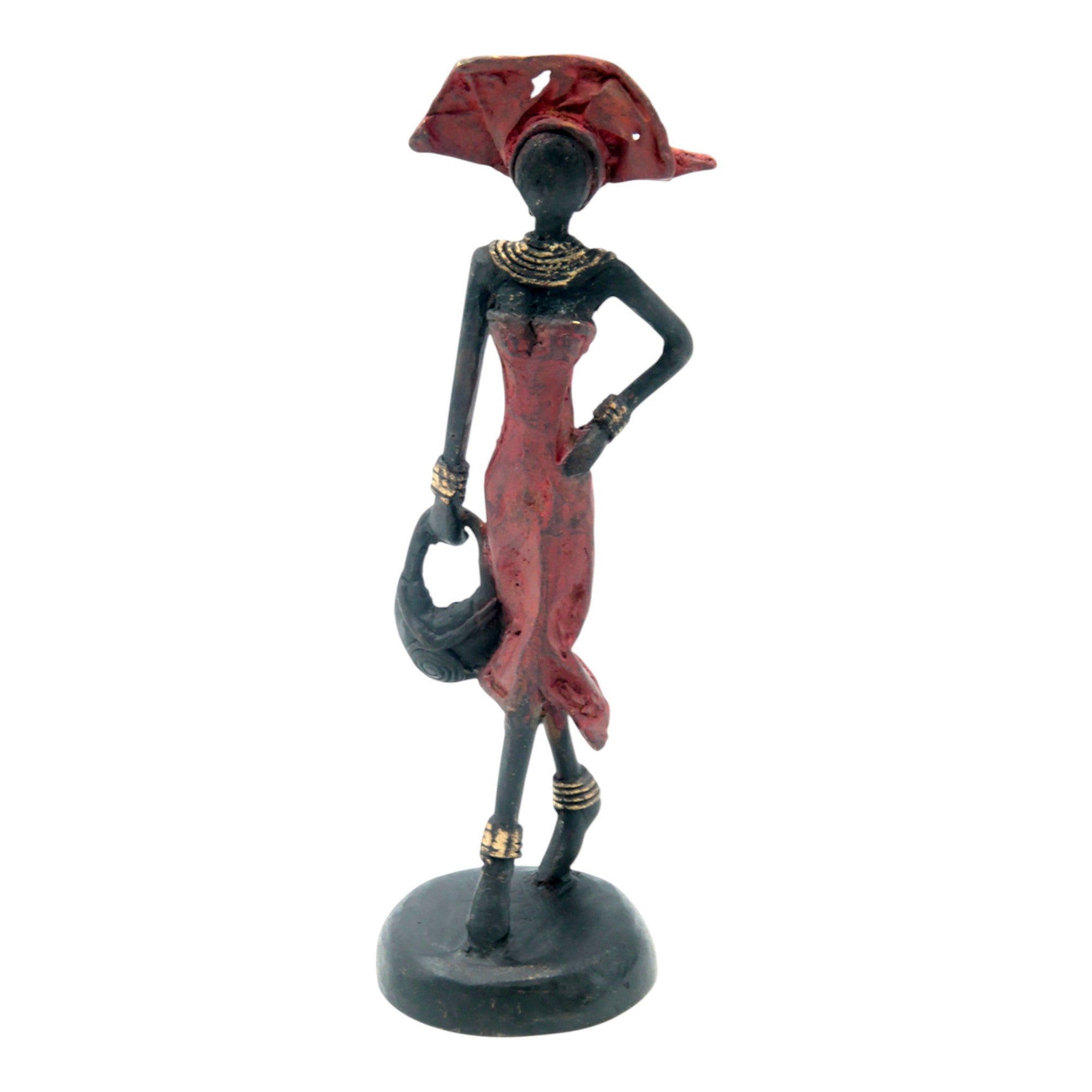 Bronze 15 cm rouge n°10 Bronzes d'Afrique