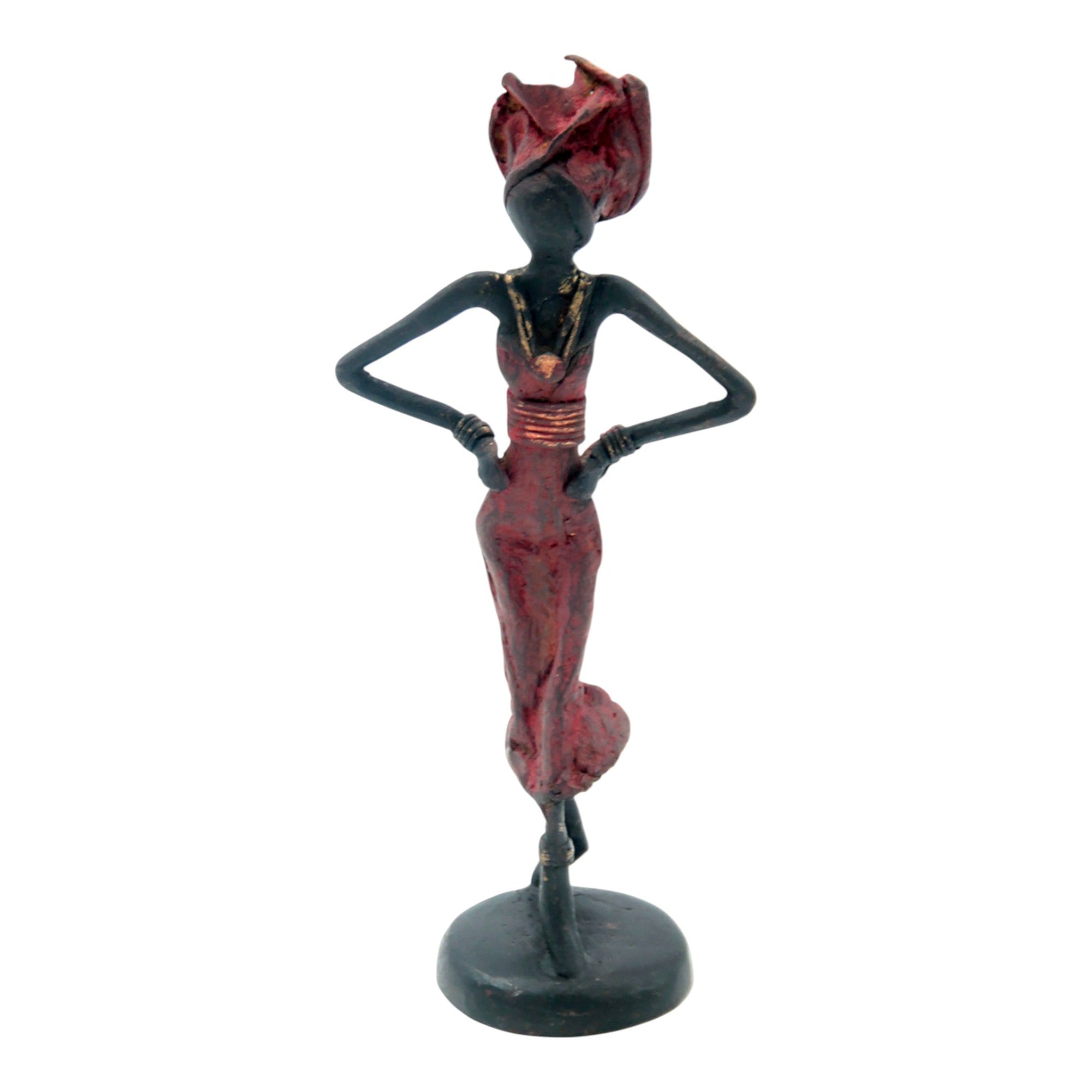 Bronze 15 cm rouge n°38 Bronzes d'Afrique