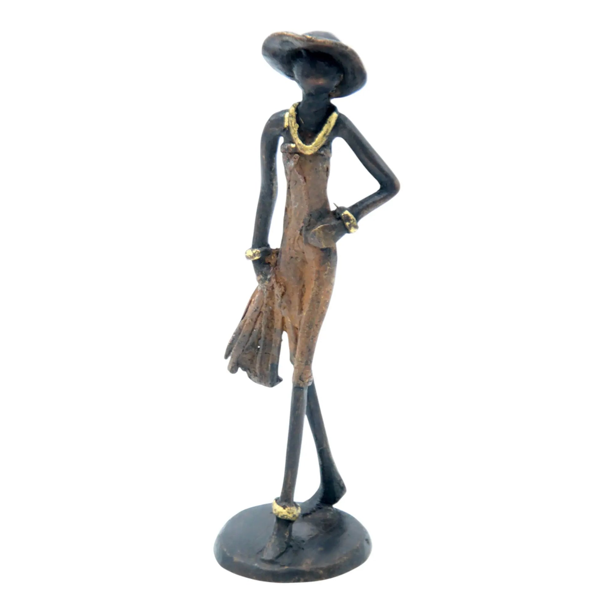 Bronze 15 cm marron n°5 Bronzes d'Afrique
