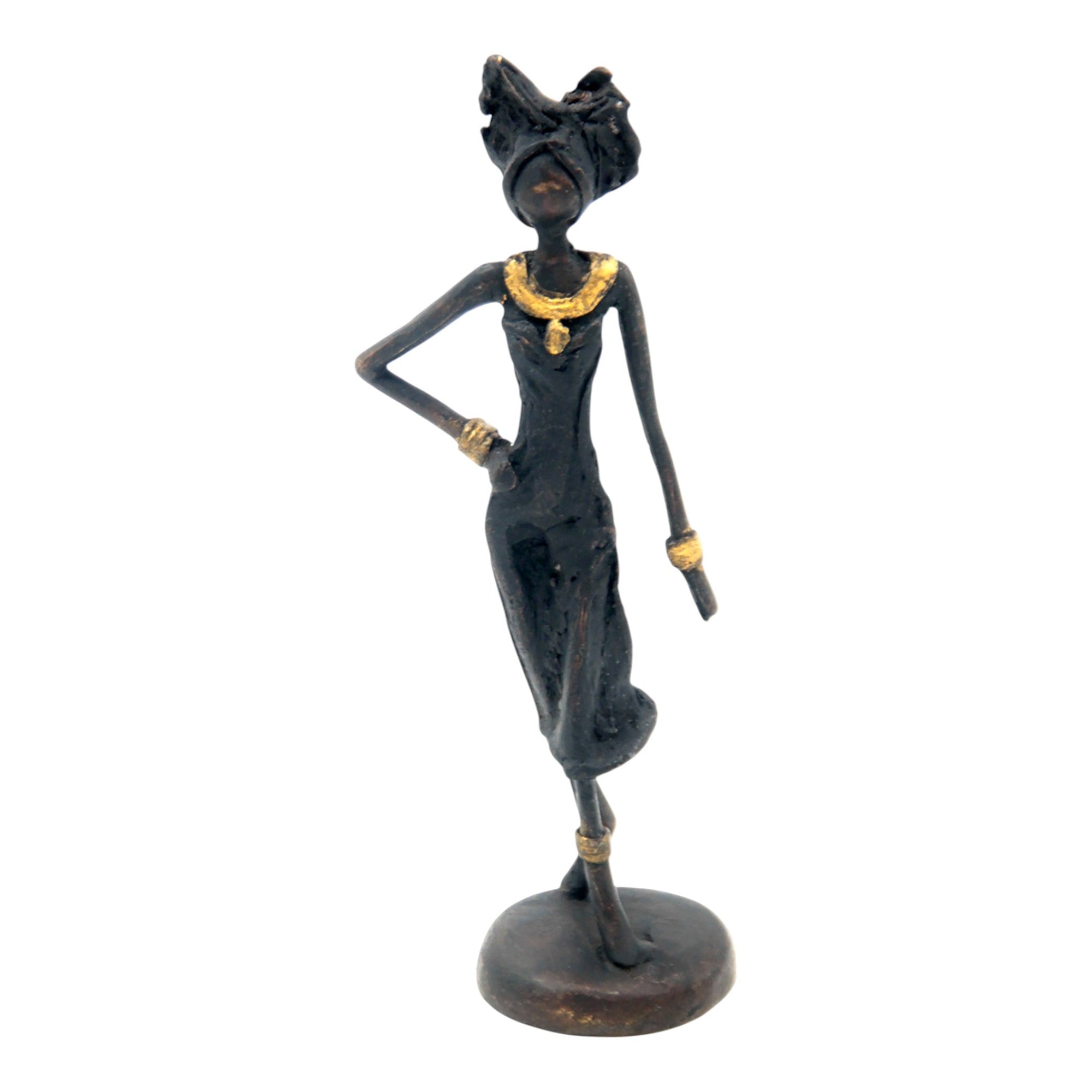 Bronze 15 cm noir n°10 Bronzes d'Afrique