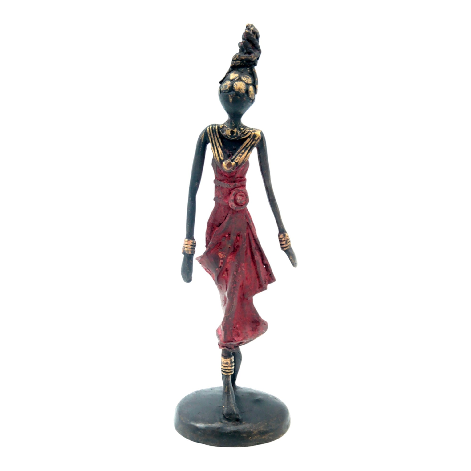 Bronze 20 cm rouge n°12 Bronzes d'Afrique