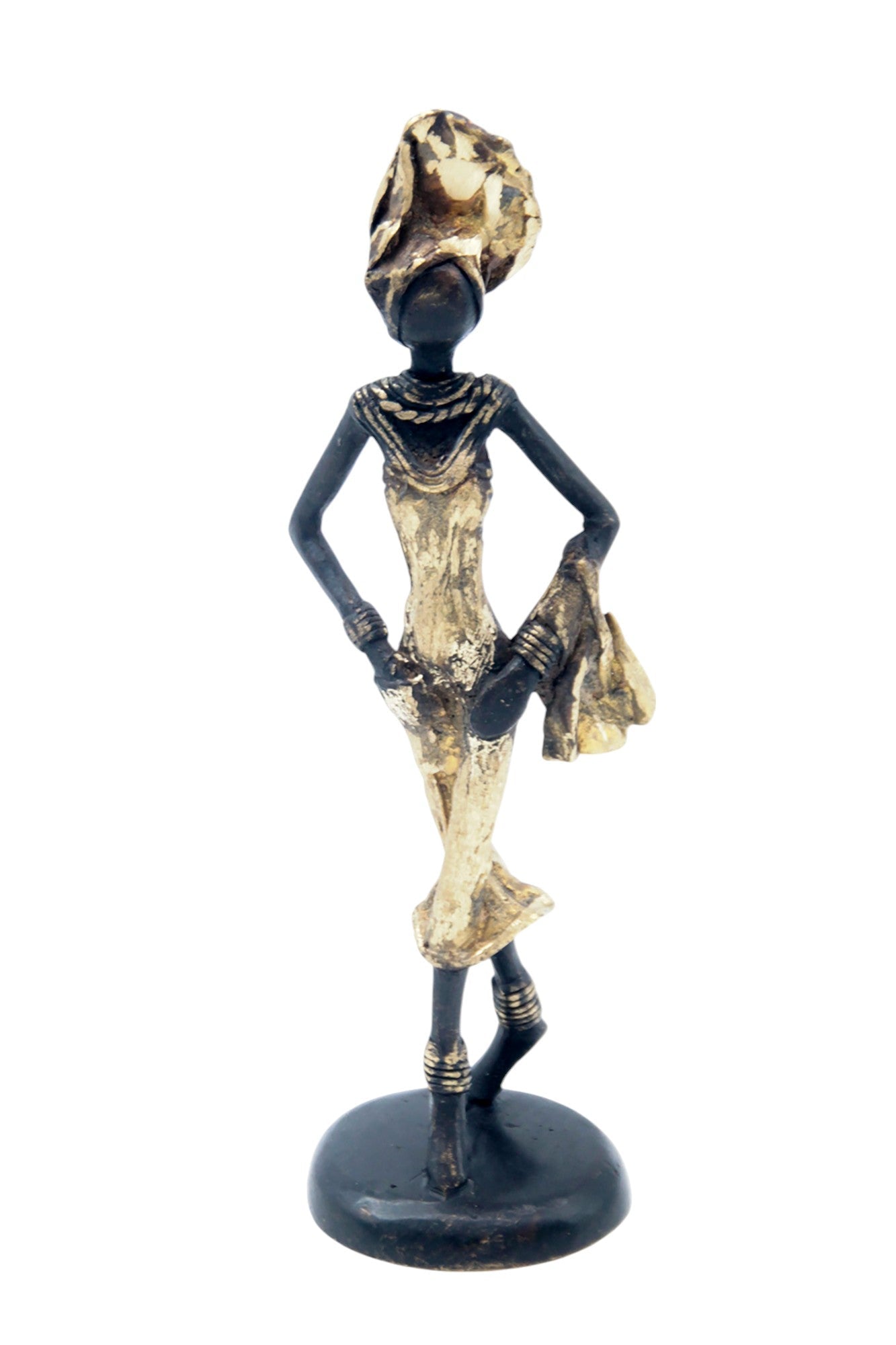 Bronze 20 cm doré n°9 Bronzes d'Afrique