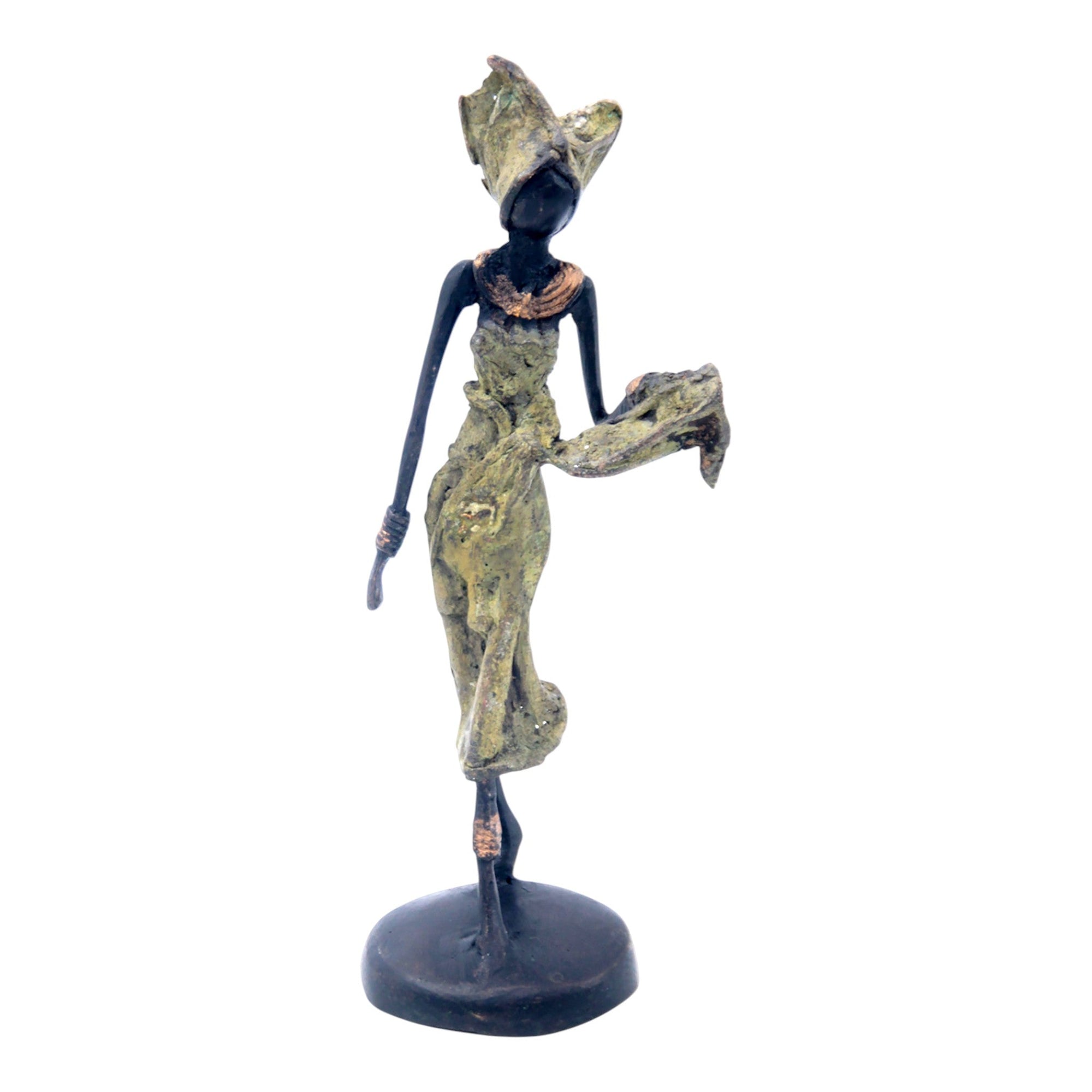 Bronze 20 cm vert n°2 Bronzes d'Afrique