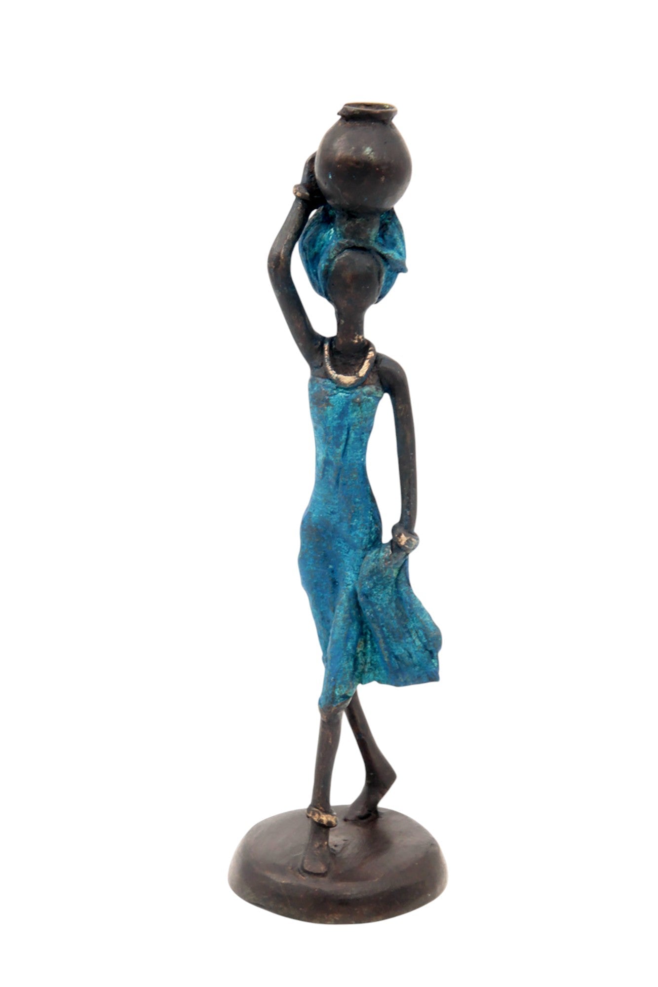 Bronze 15 cm bleu n°39 Bronzes d'Afrique