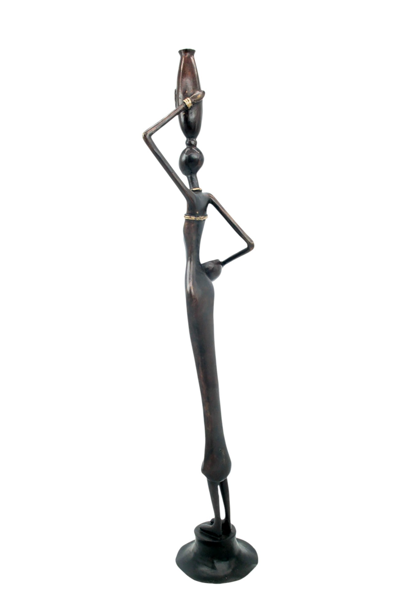 Bronze Moma 60 cm marron n°8 Bronzes d&#39;Afrique