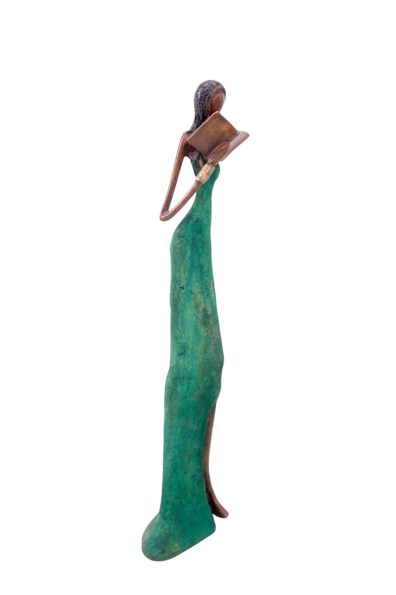 Bronze Issouf 55 cm vert n°2 Bronzes d&#39;Afrique