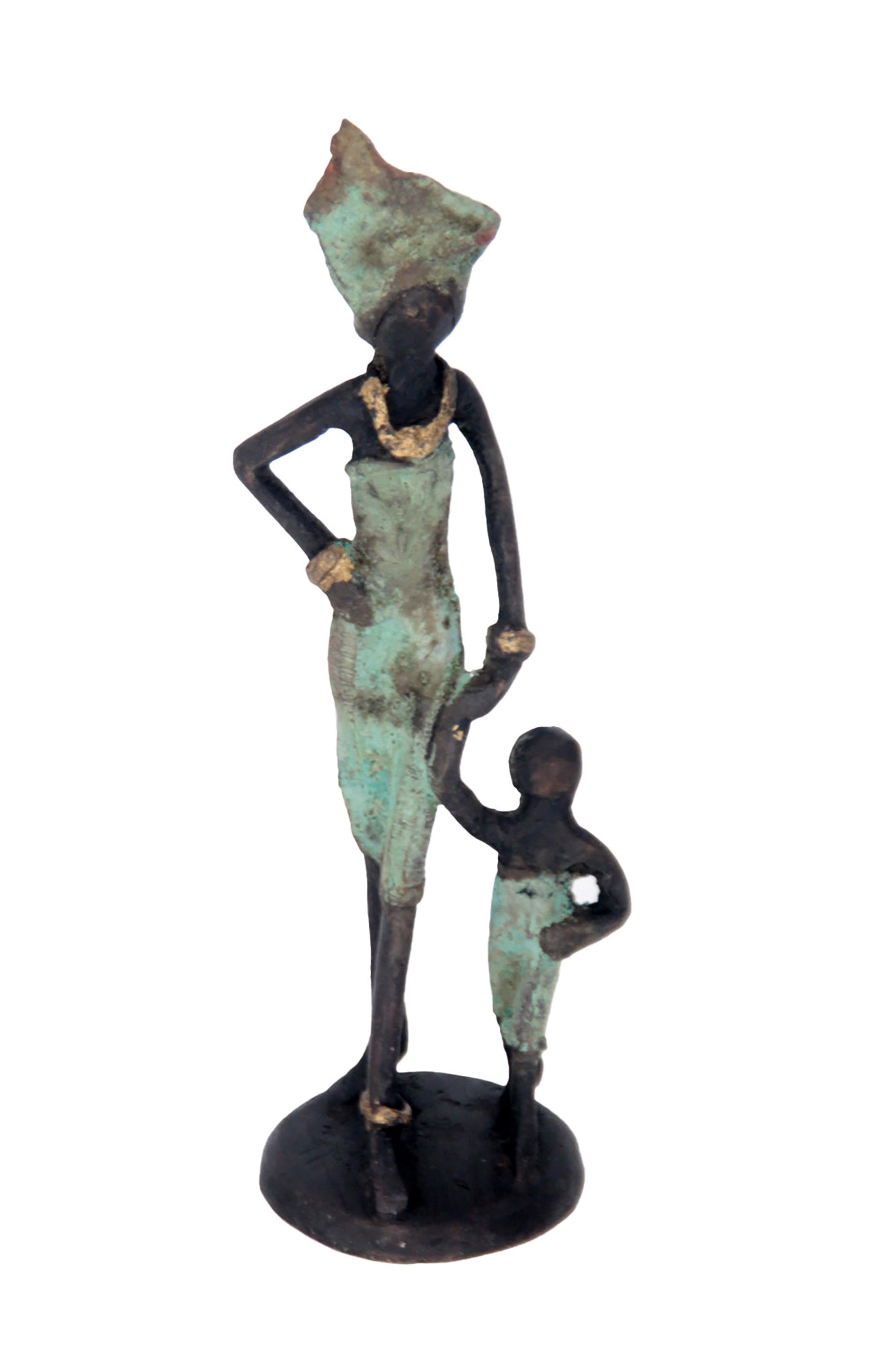 Bronze 15 cm vert n°21 Bronzes d'Afrique