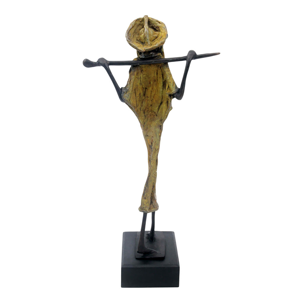 Touareg 35 cm vert n°1 Bronzes d&#39;Afrique