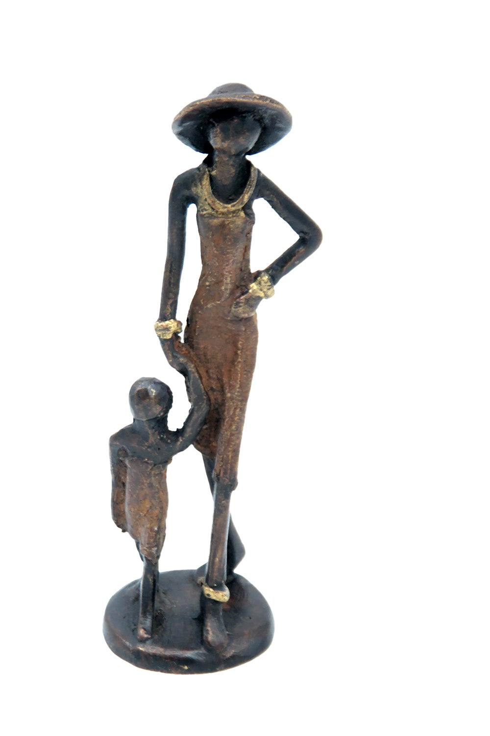 Bronze 15 cm marron n°45 Bronzes d'Afrique