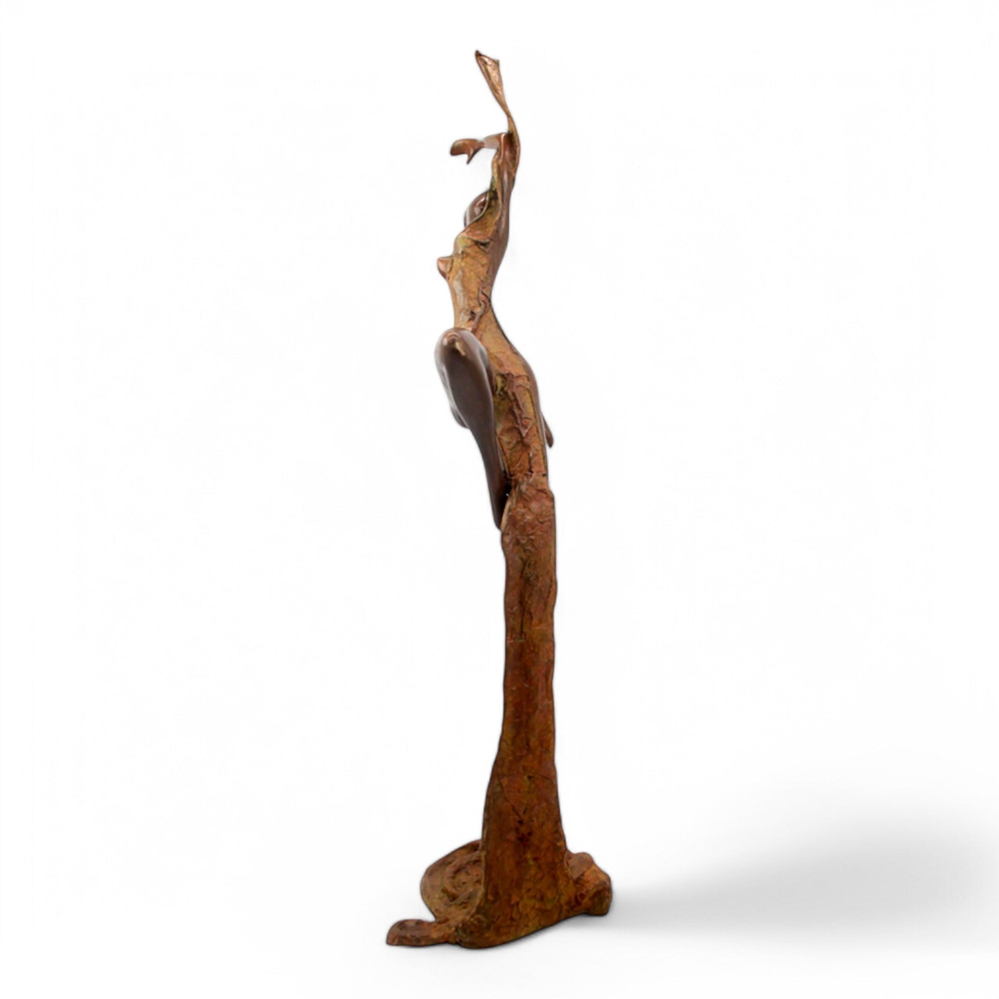 Bronze Issouf danseuse 70 cm vert n°1 Bronzes d&#39;Afrique