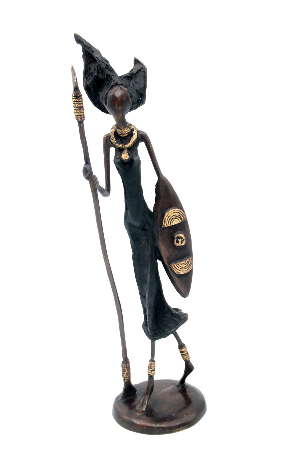 Bronze 35 cm noir n°16 Bronzes d'Afrique