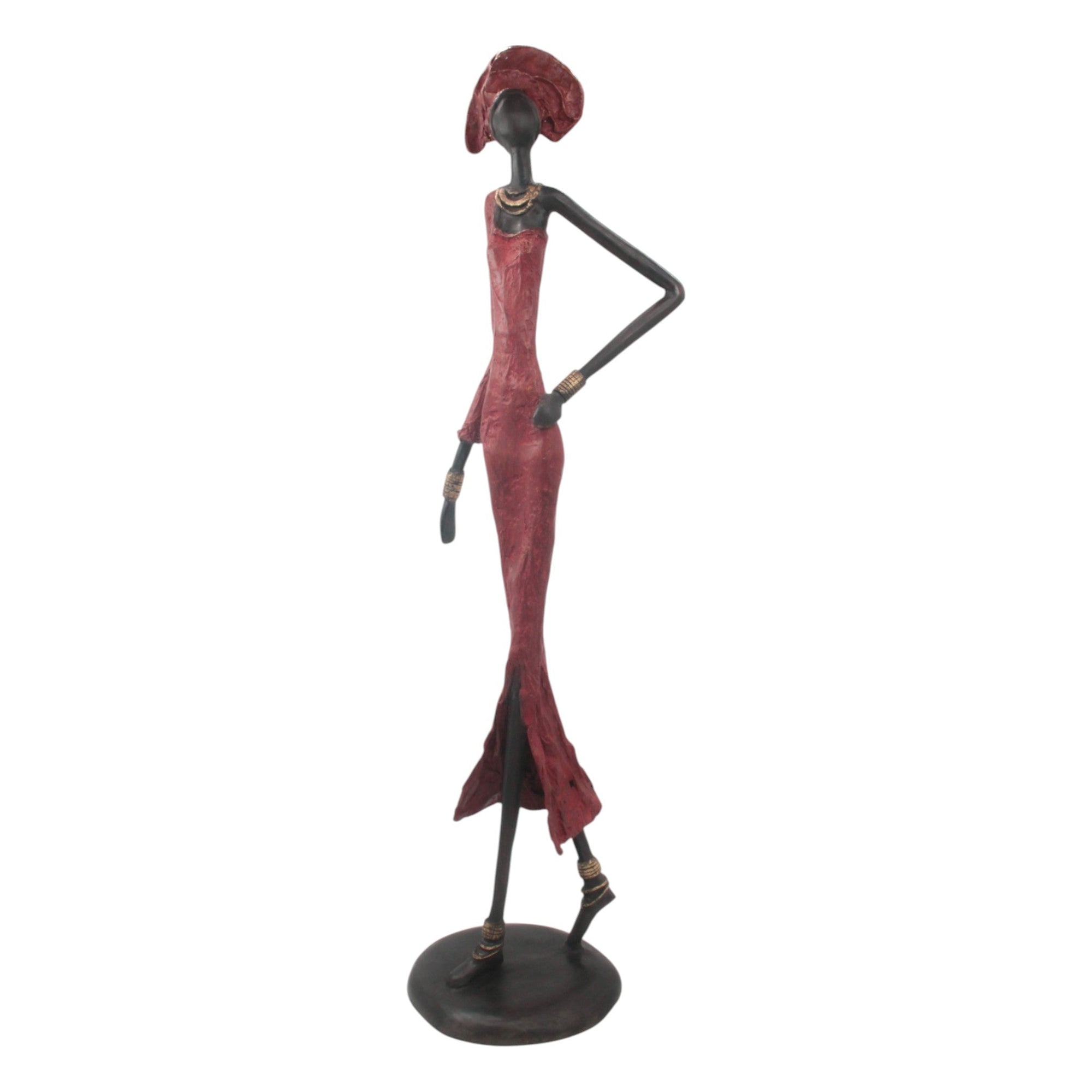 Bronze Issouf 80 cm rouge n°2 Bronzes d'Afrique