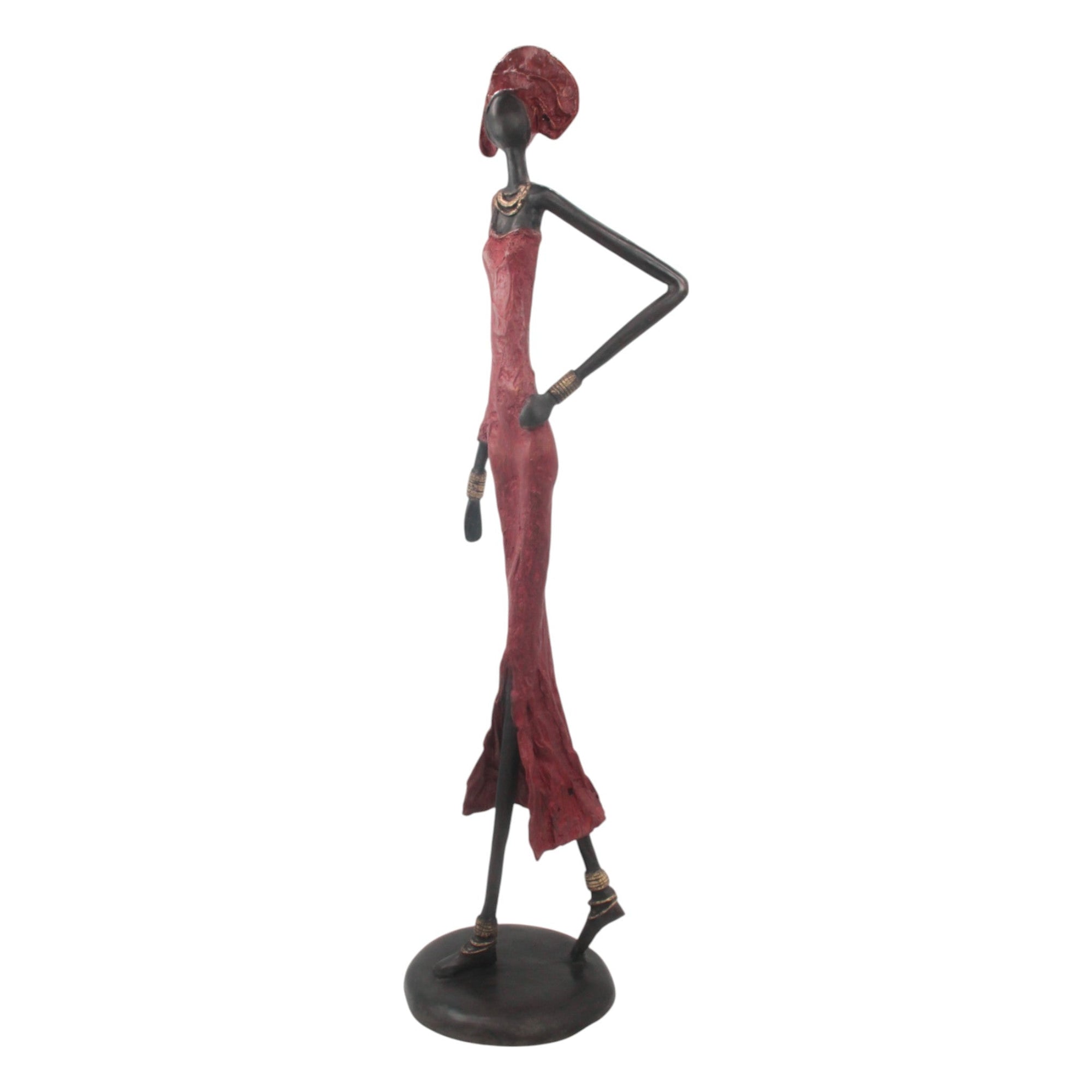 Bronze Issouf 80 cm rouge n°2 Bronzes d'Afrique