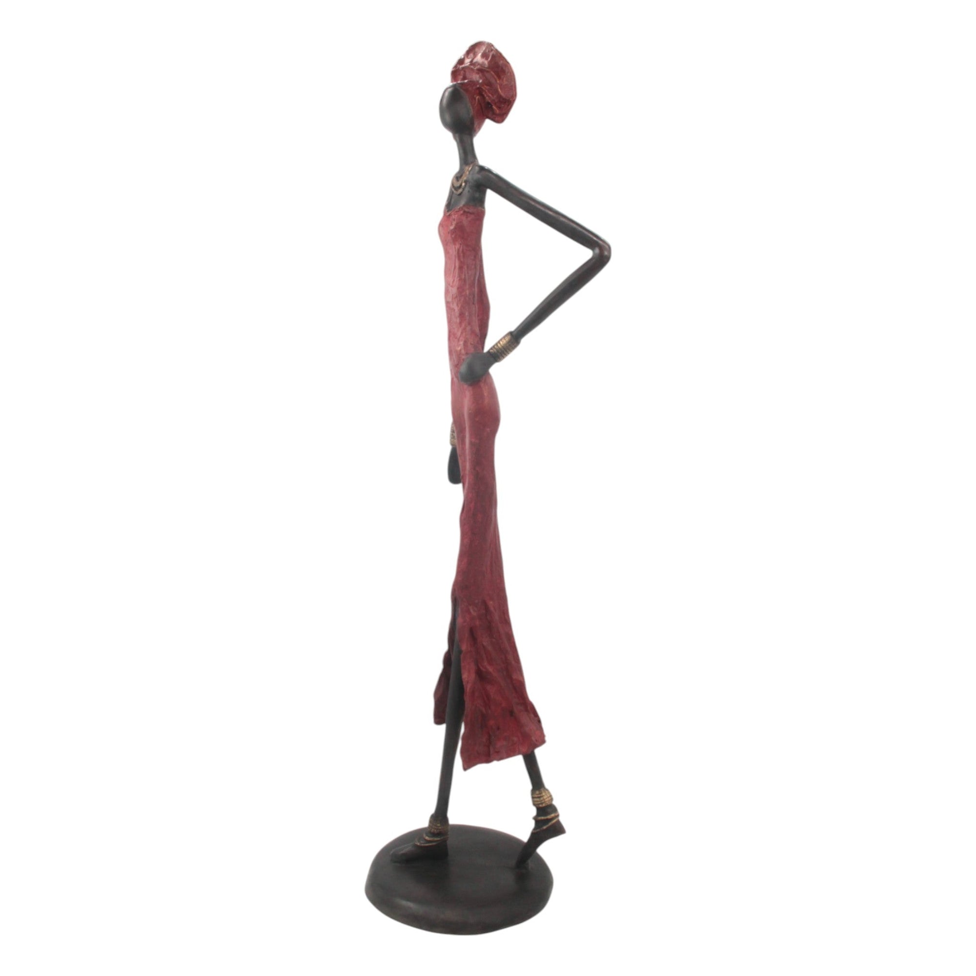 Bronze Issouf 80 cm rouge n°2 Bronzes d'Afrique