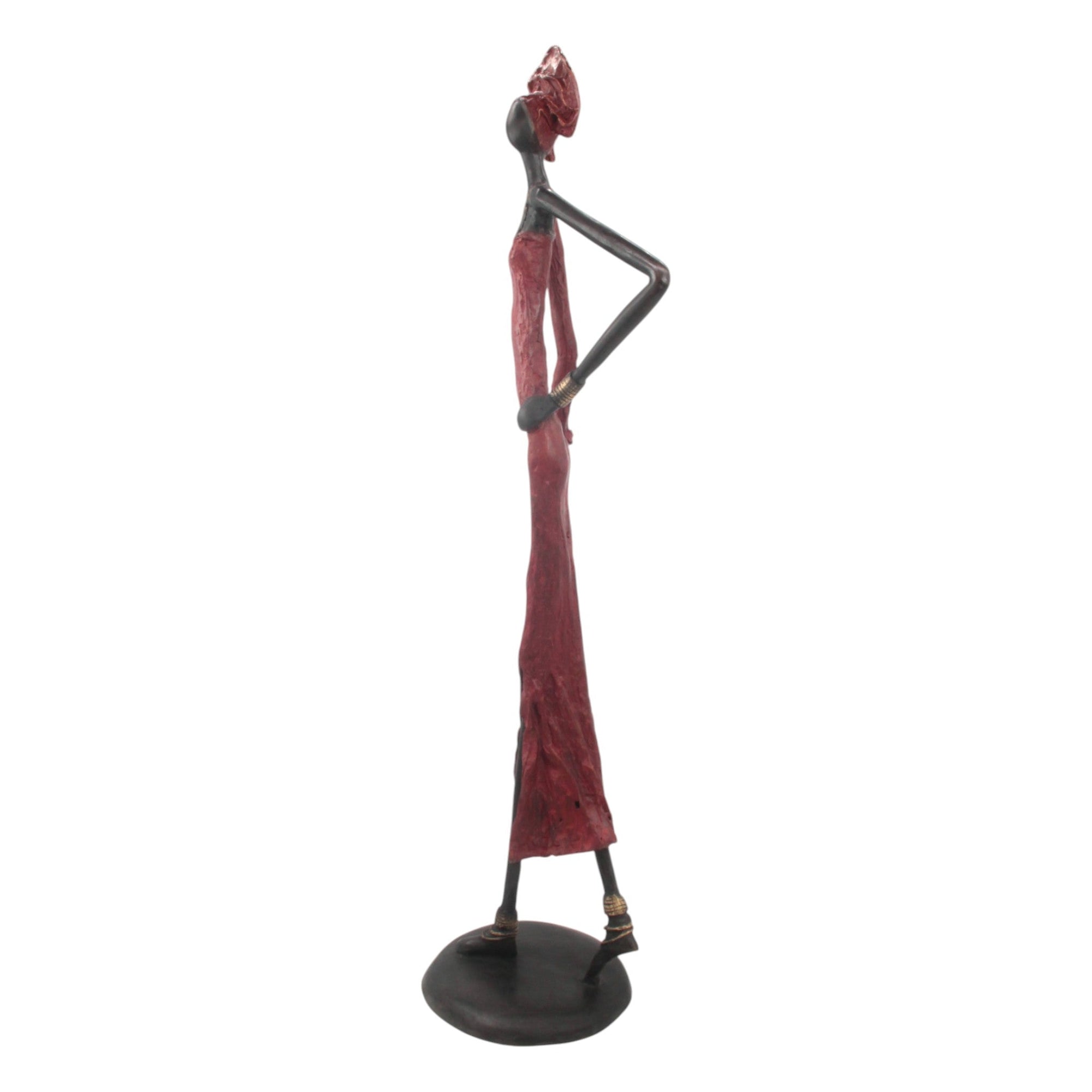 Bronze Issouf 80 cm rouge n°2 Bronzes d'Afrique