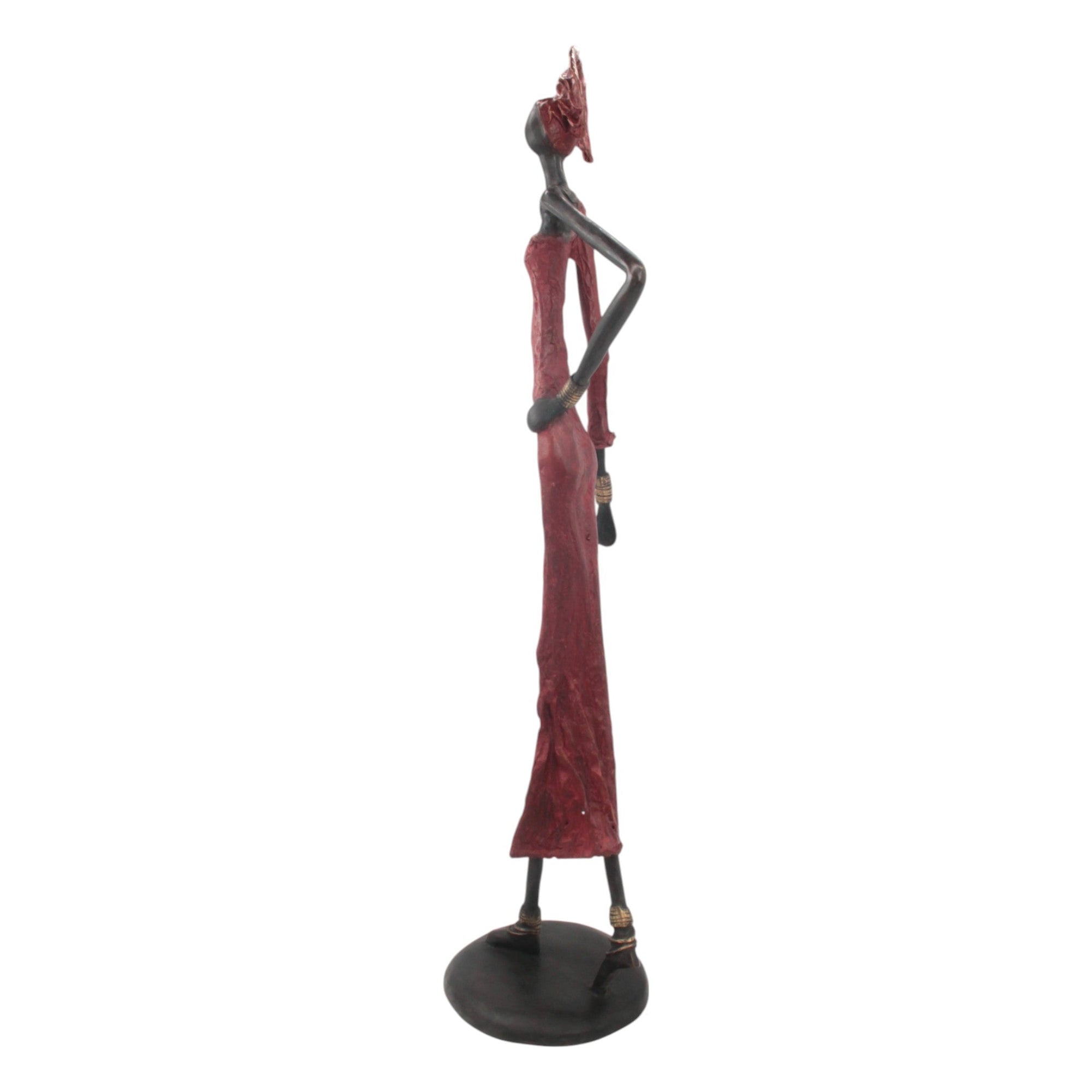 Bronze Issouf 80 cm rouge n°2 Bronzes d'Afrique
