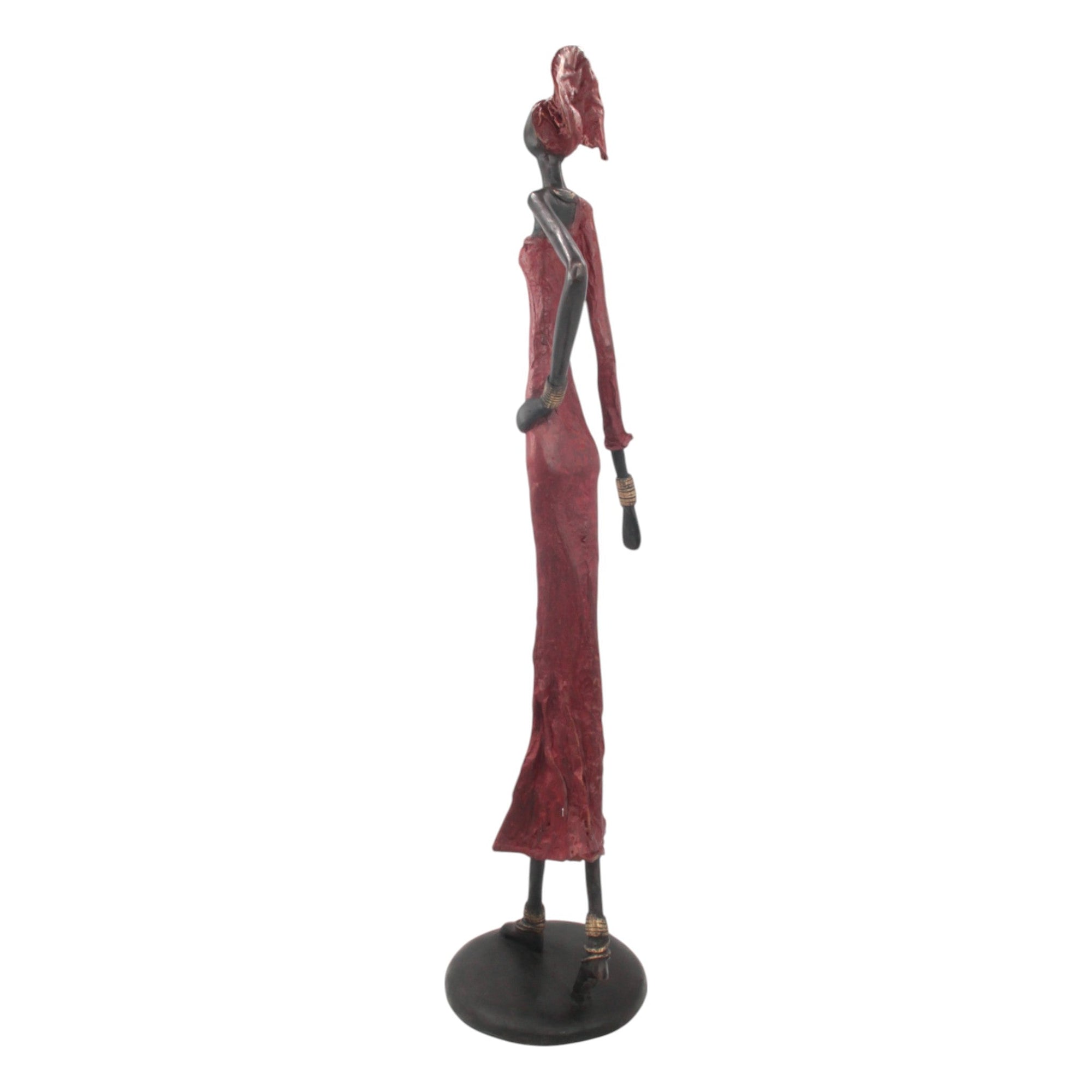 Bronze Issouf 80 cm rouge n°2 Bronzes d'Afrique