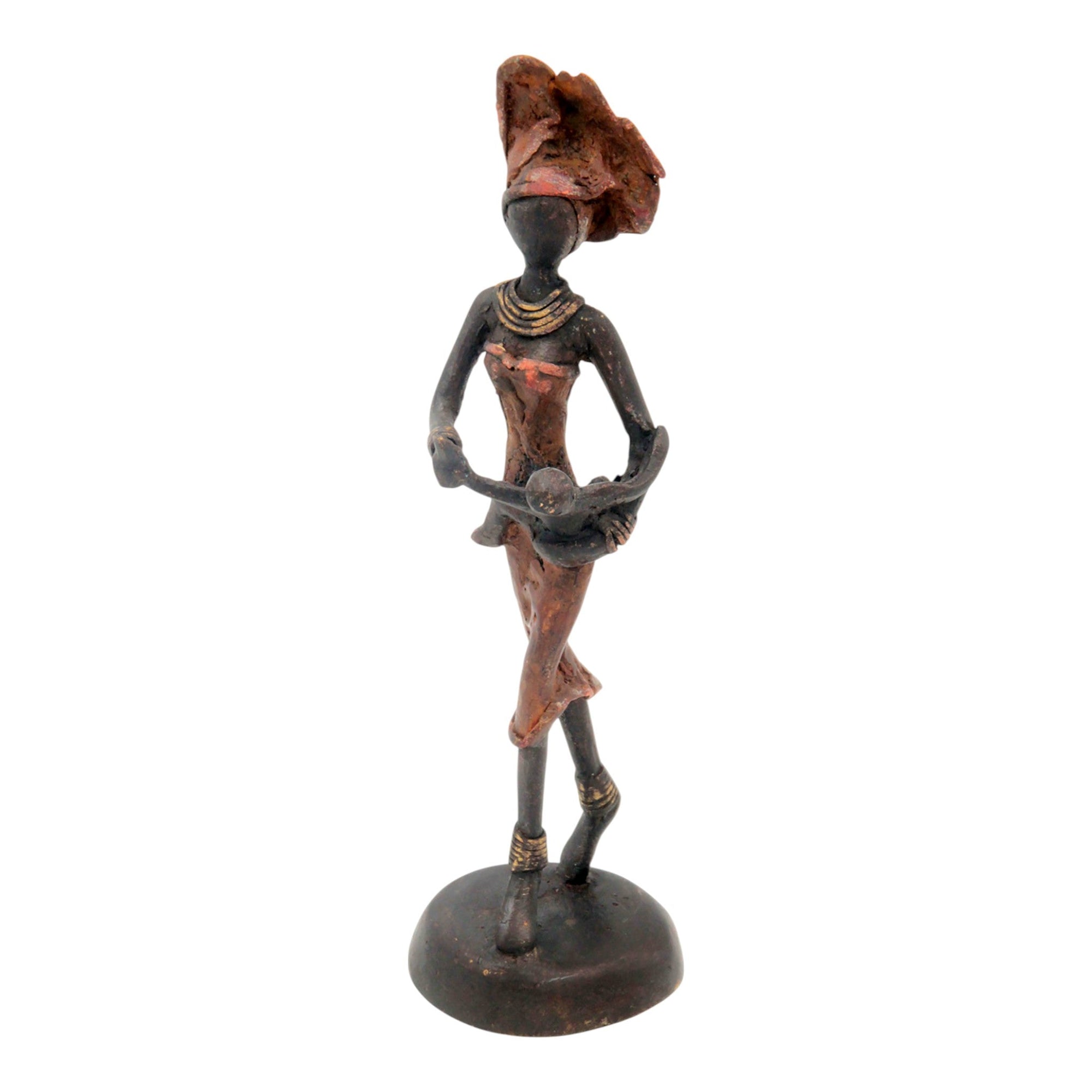 Bronze 15 cm marron n°20 Bronzes d'Afrique