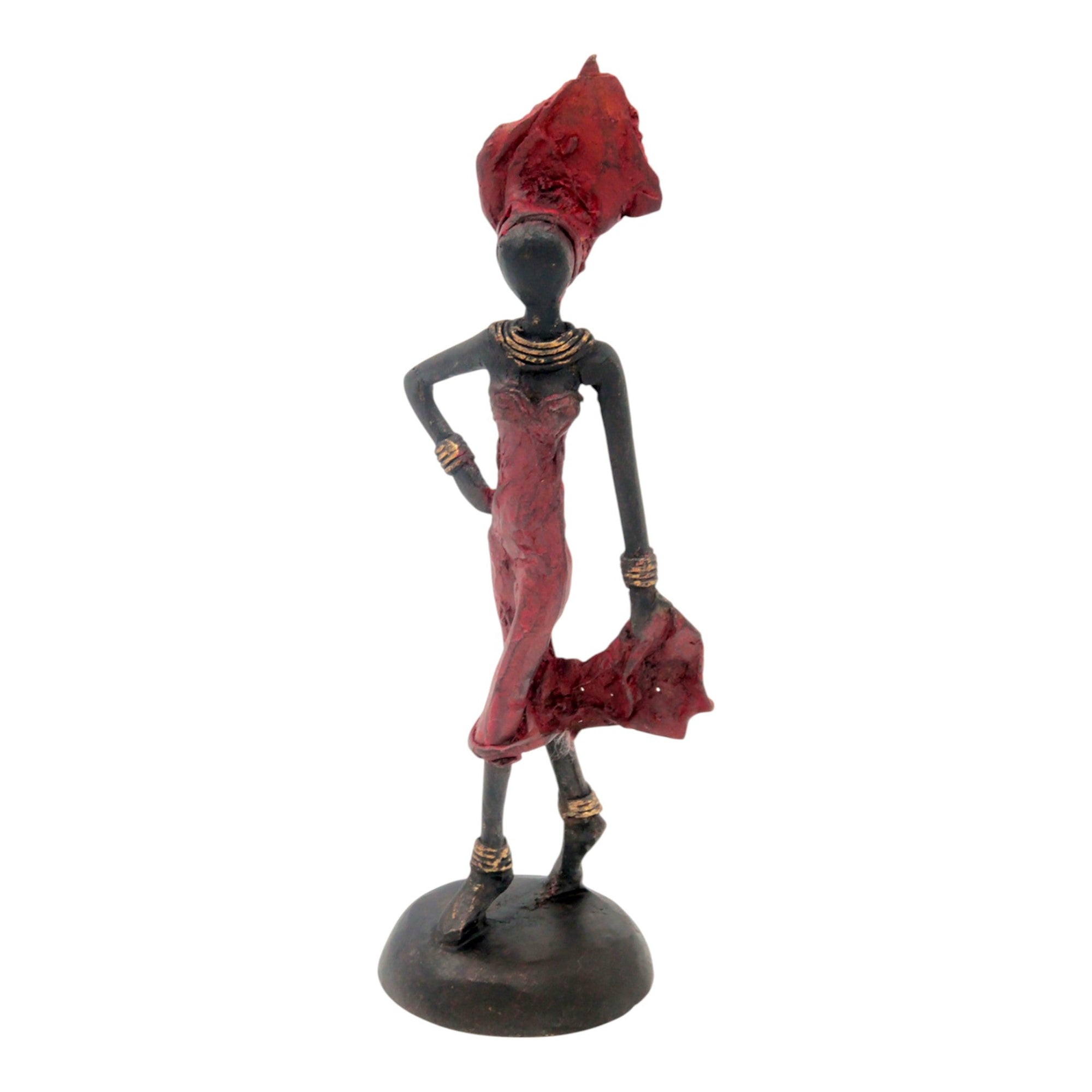 Bronze 15 cm rouge n°4 Bronzes d'Afrique