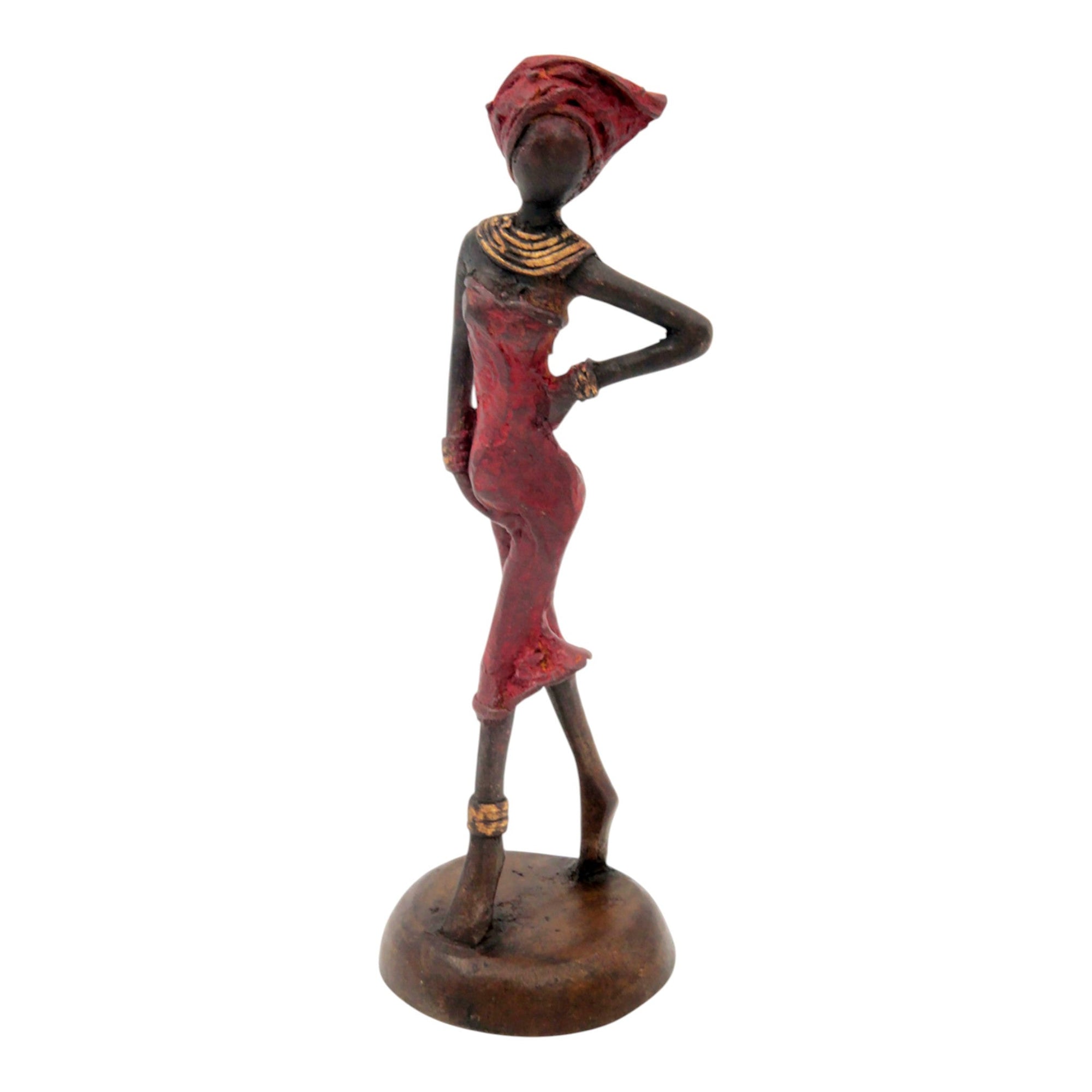 Bronze 15 cm rouge n°6 Bronzes d'Afrique