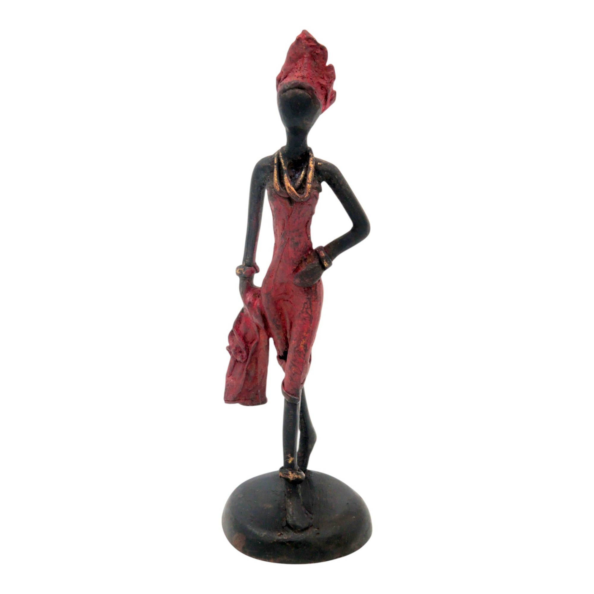 Bronze 15 cm rouge n°7 Bronzes d'Afrique