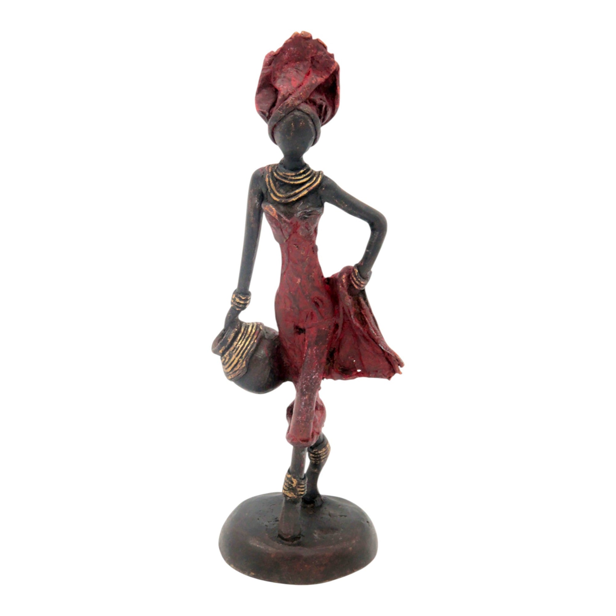 Bronze 15 cm rouge n°17 Bronzes d'Afrique