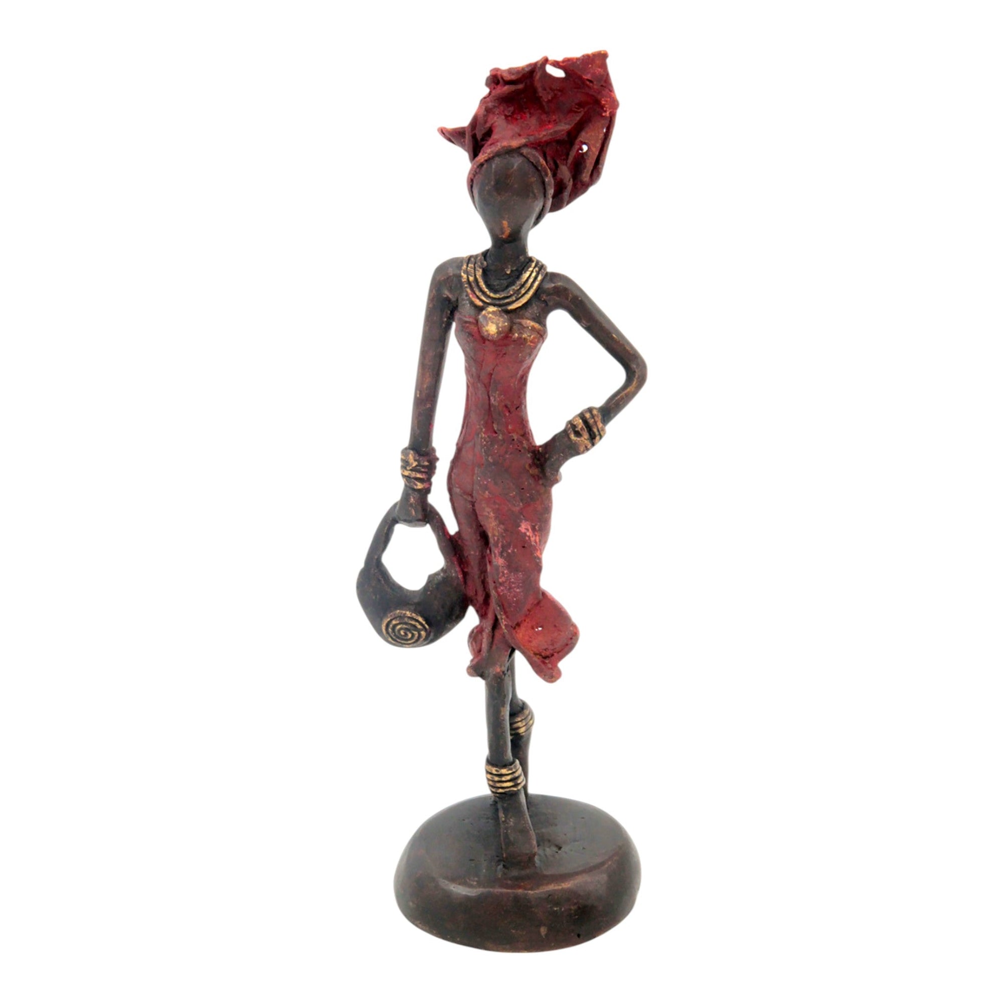 Bronze 15 cm rouge n°27 Bronzes d'Afrique