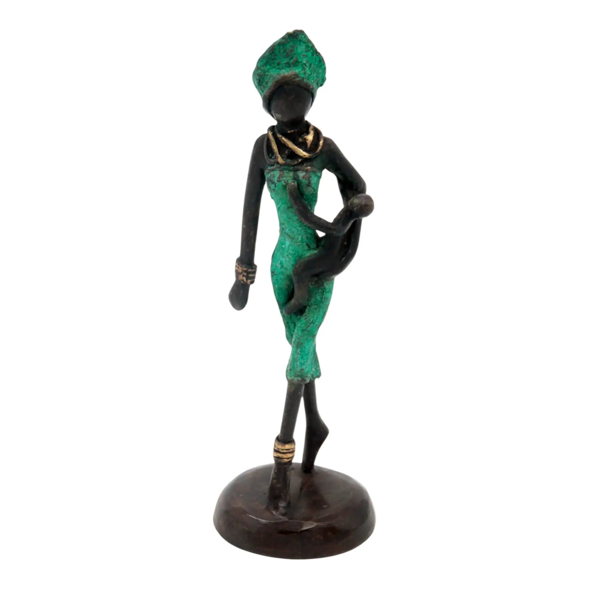 Bronze 15 cm vert n°3 Bronzes d'Afrique